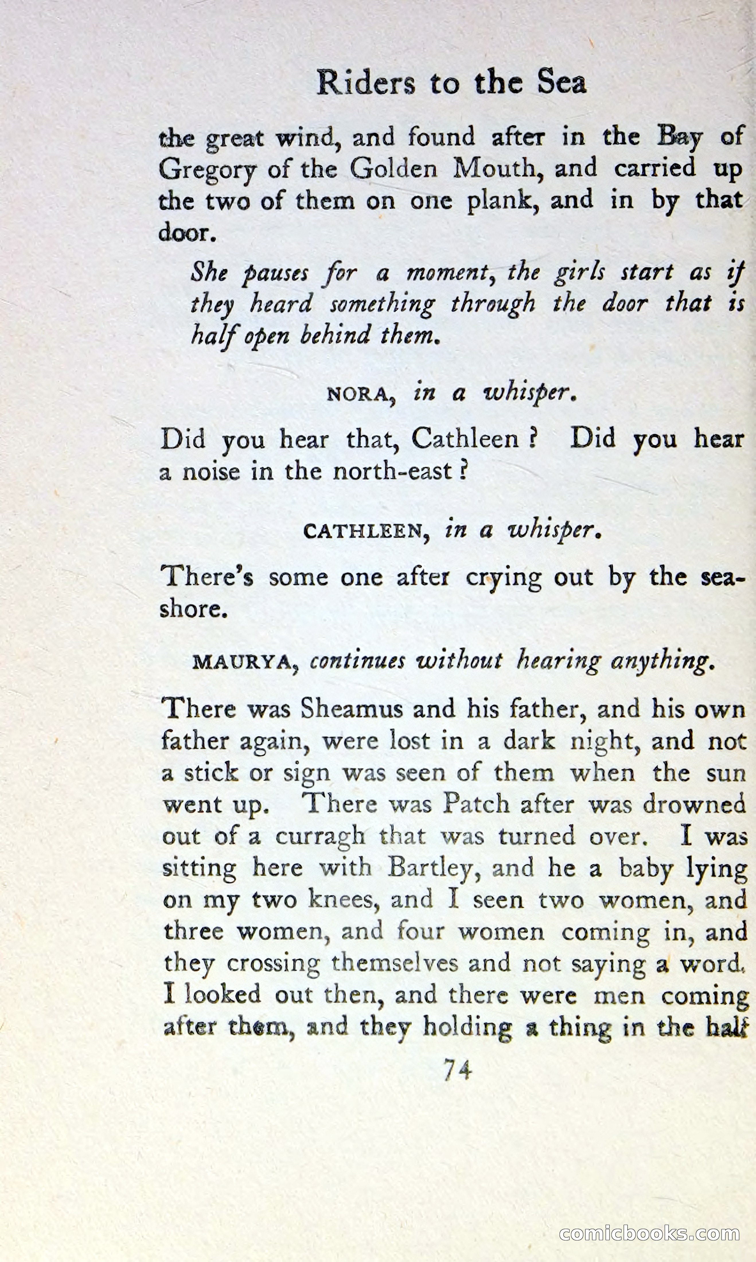 The Tinker's Wedding / Riders to the Sea / The Shadow of the Glen — page 91 of 148