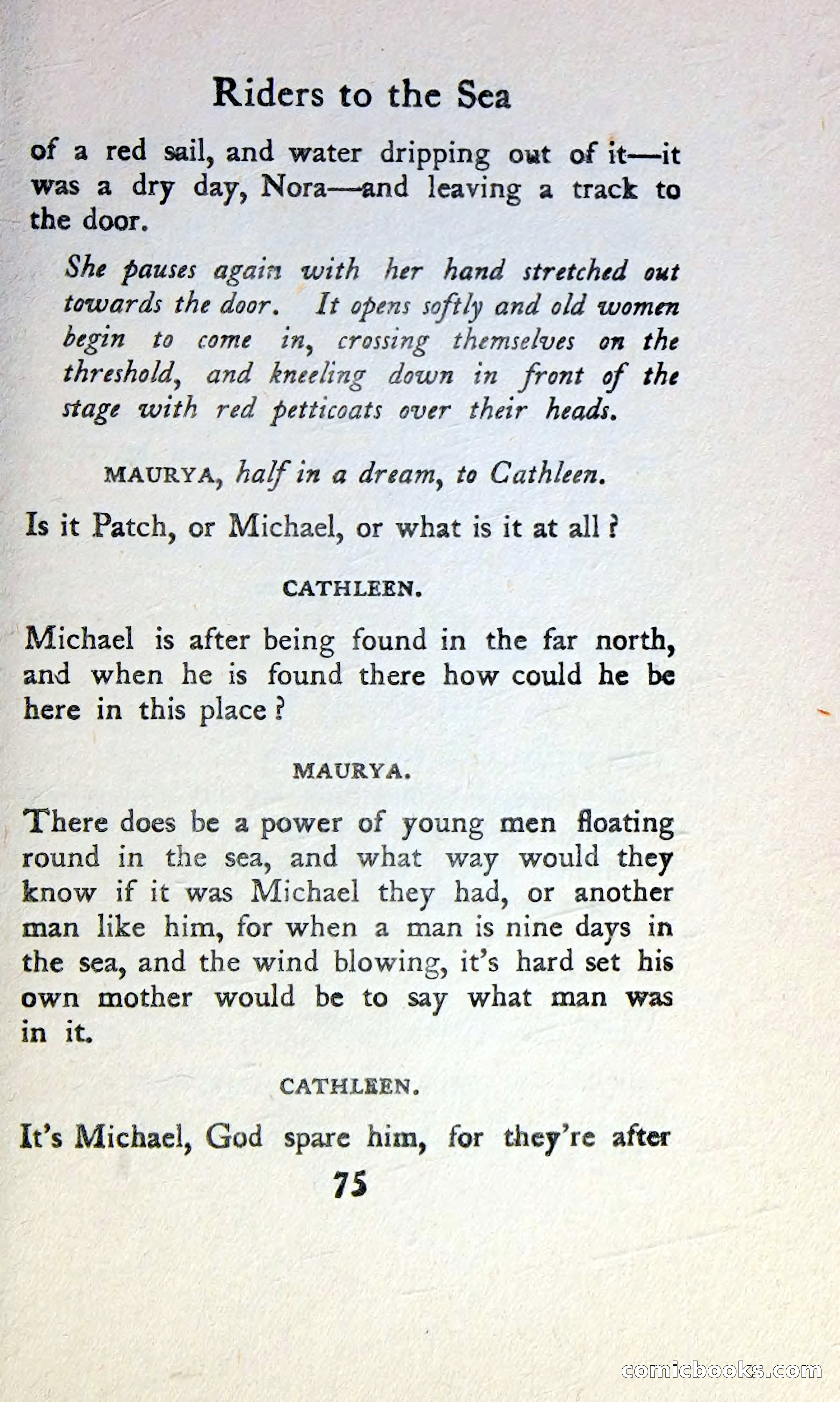 The Tinker's Wedding / Riders to the Sea / The Shadow of the Glen — page 92 of 148