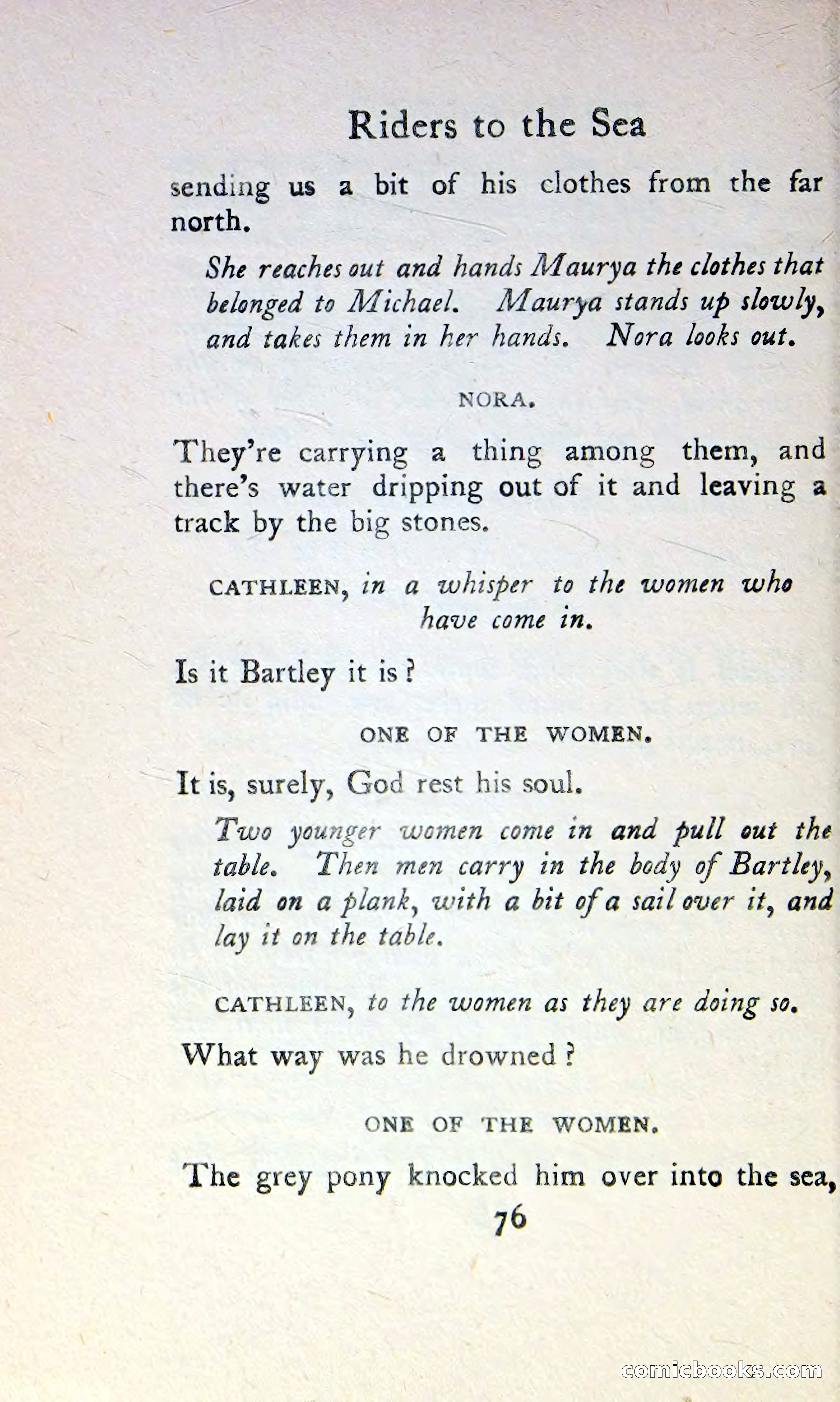 The Tinker's Wedding / Riders to the Sea / The Shadow of the Glen — page 93 of 148