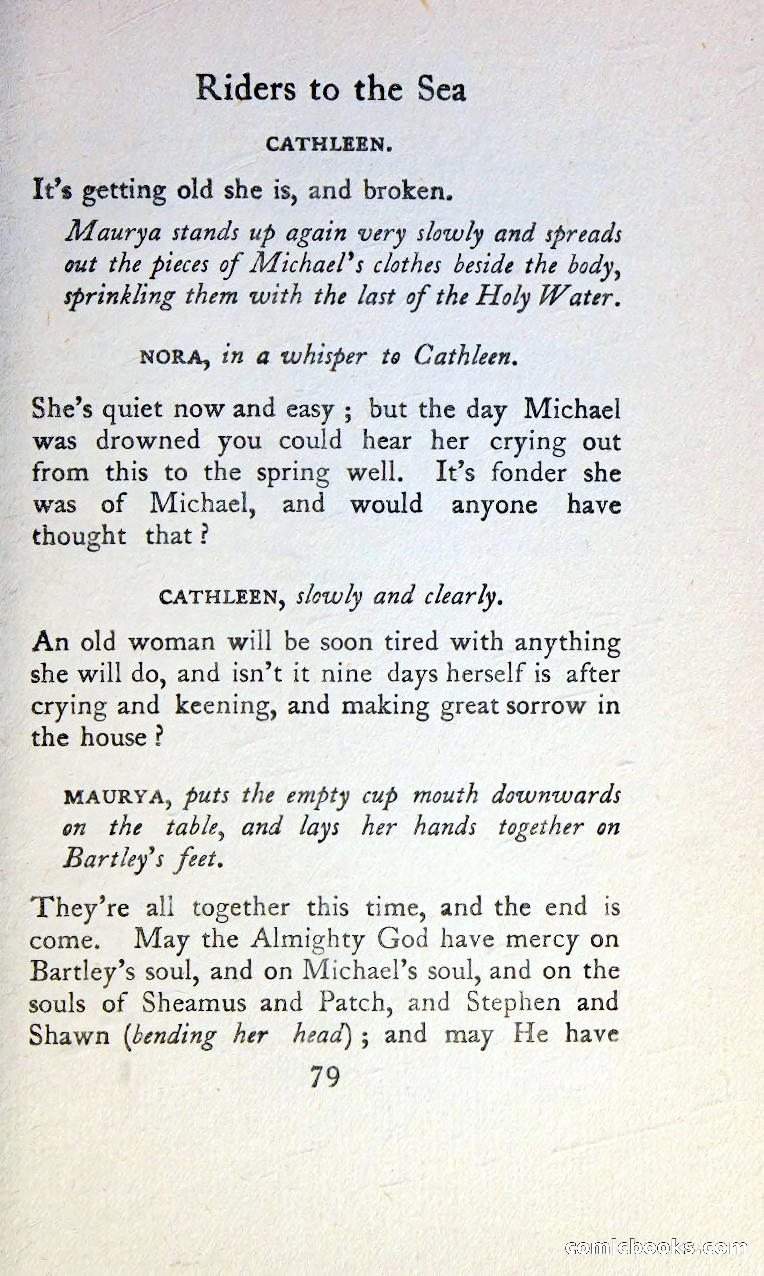 The Tinker's Wedding / Riders to the Sea / The Shadow of the Glen — page 96 of 148