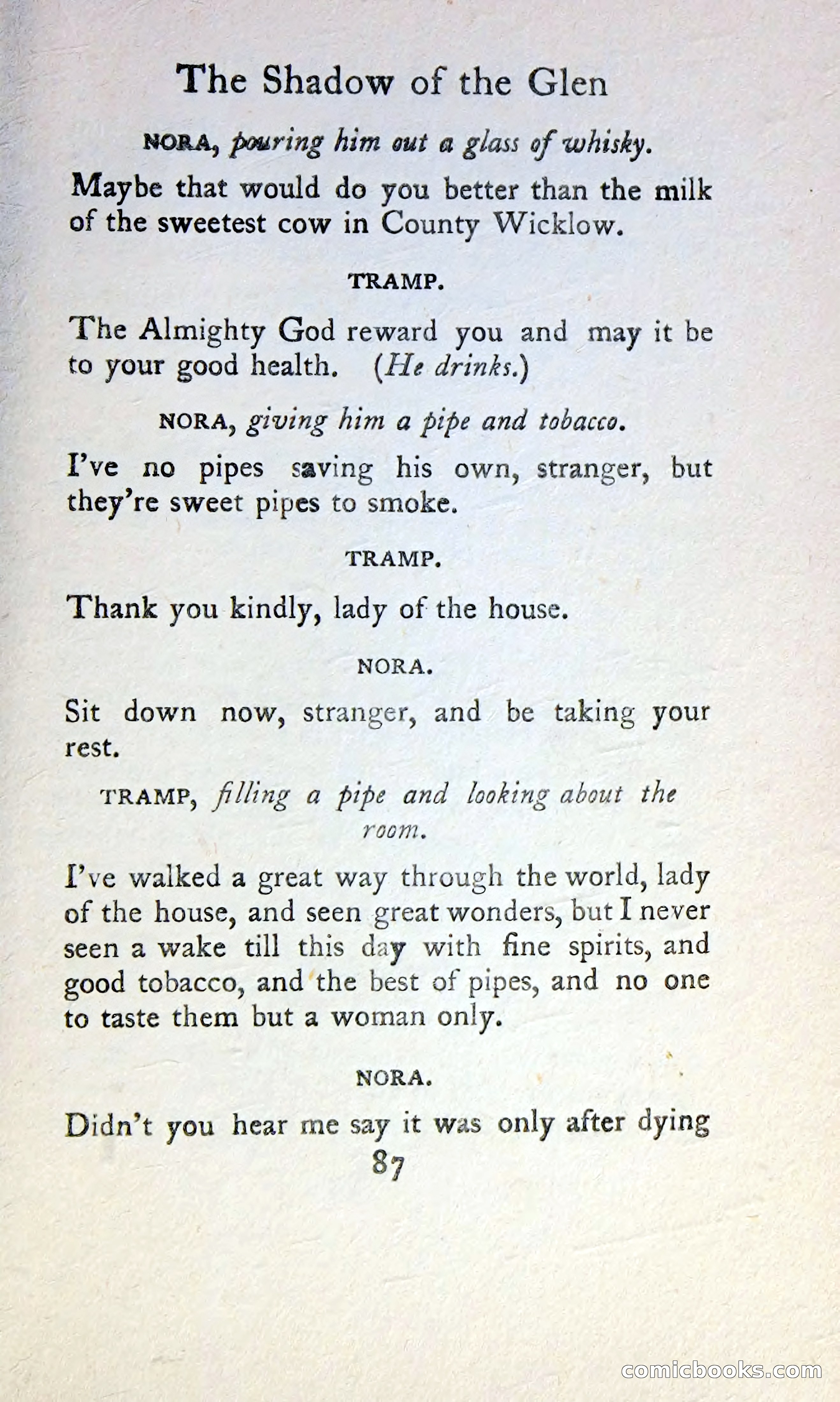 The Tinker's Wedding / Riders to the Sea / The Shadow of the Glen — page 104 of 148