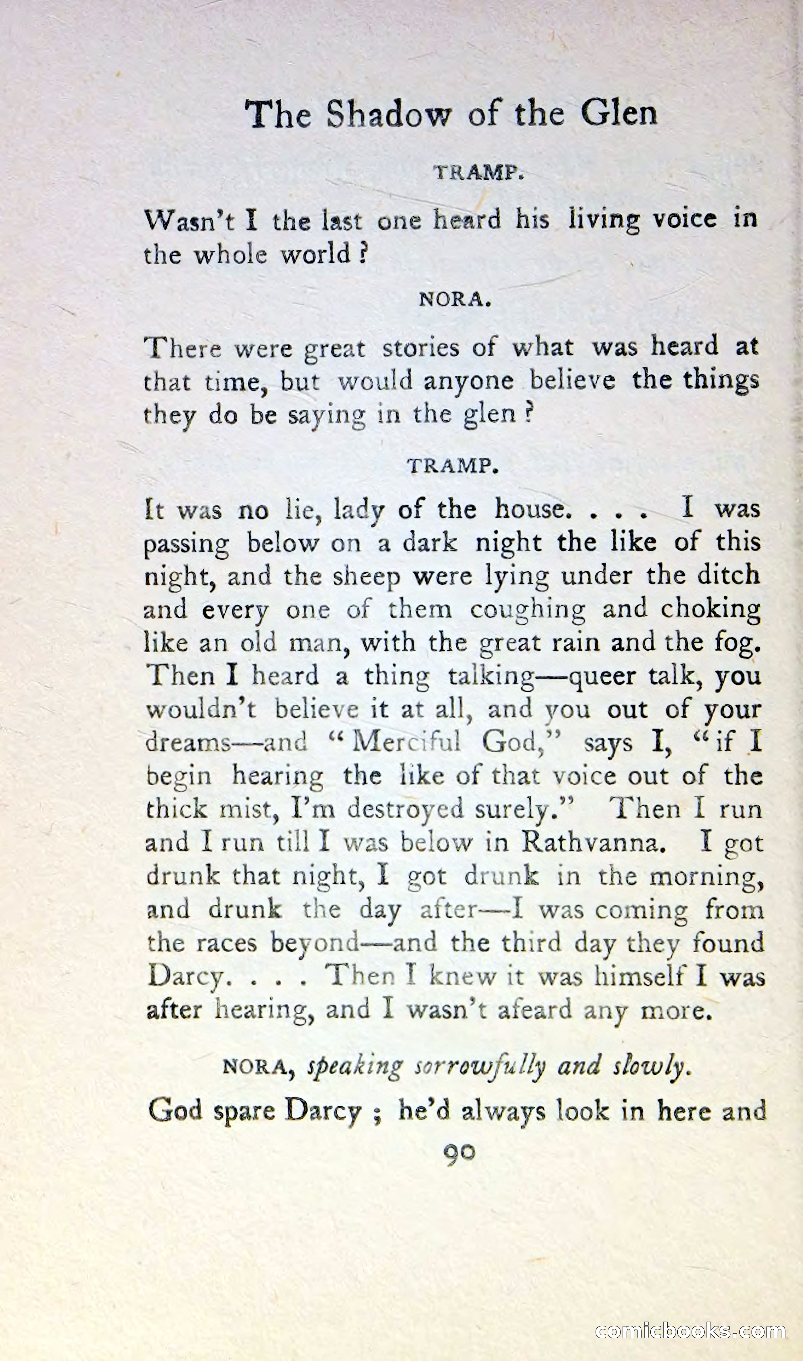 The Tinker's Wedding / Riders to the Sea / The Shadow of the Glen — page 107 of 148