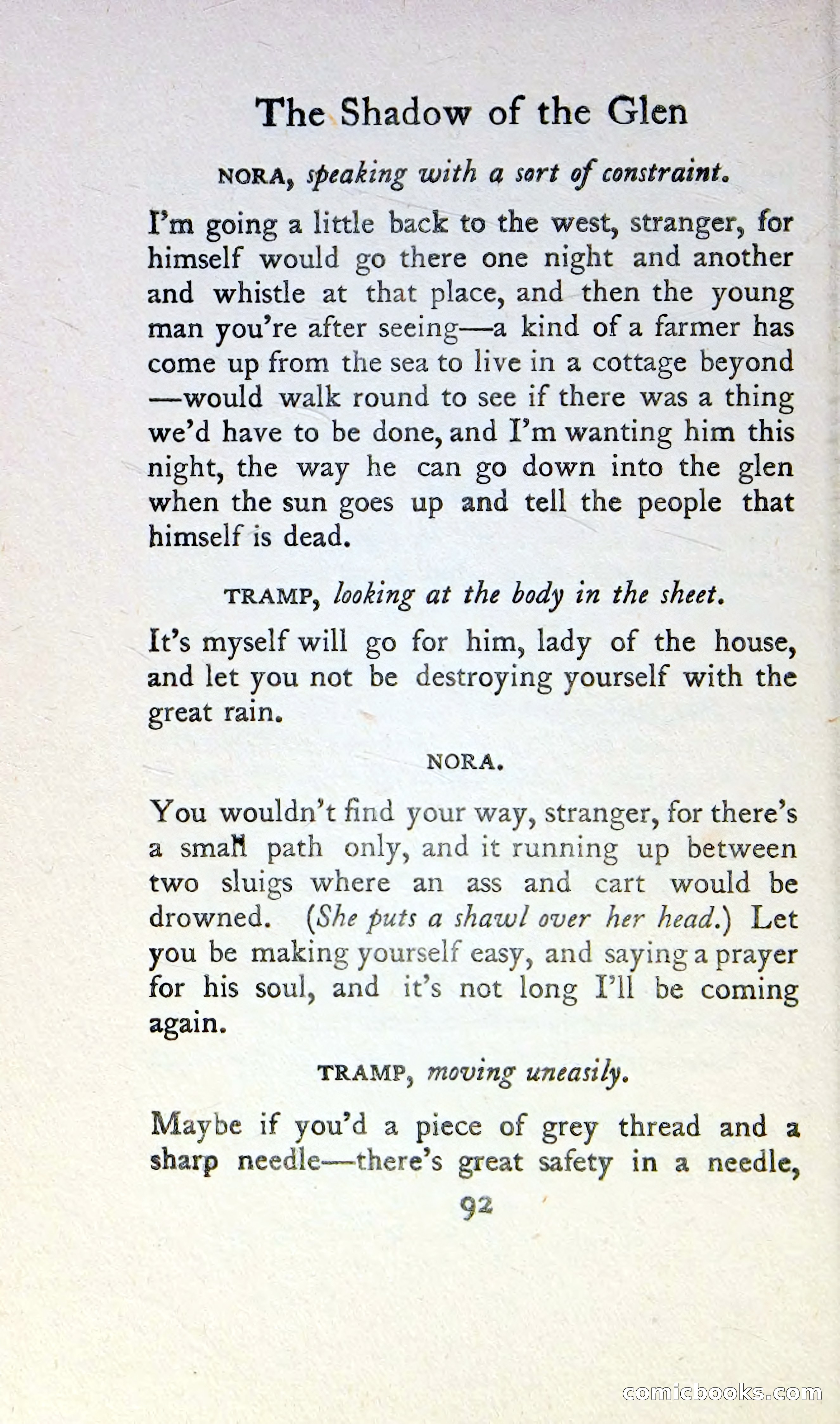 The Tinker's Wedding / Riders to the Sea / The Shadow of the Glen — page 109 of 148