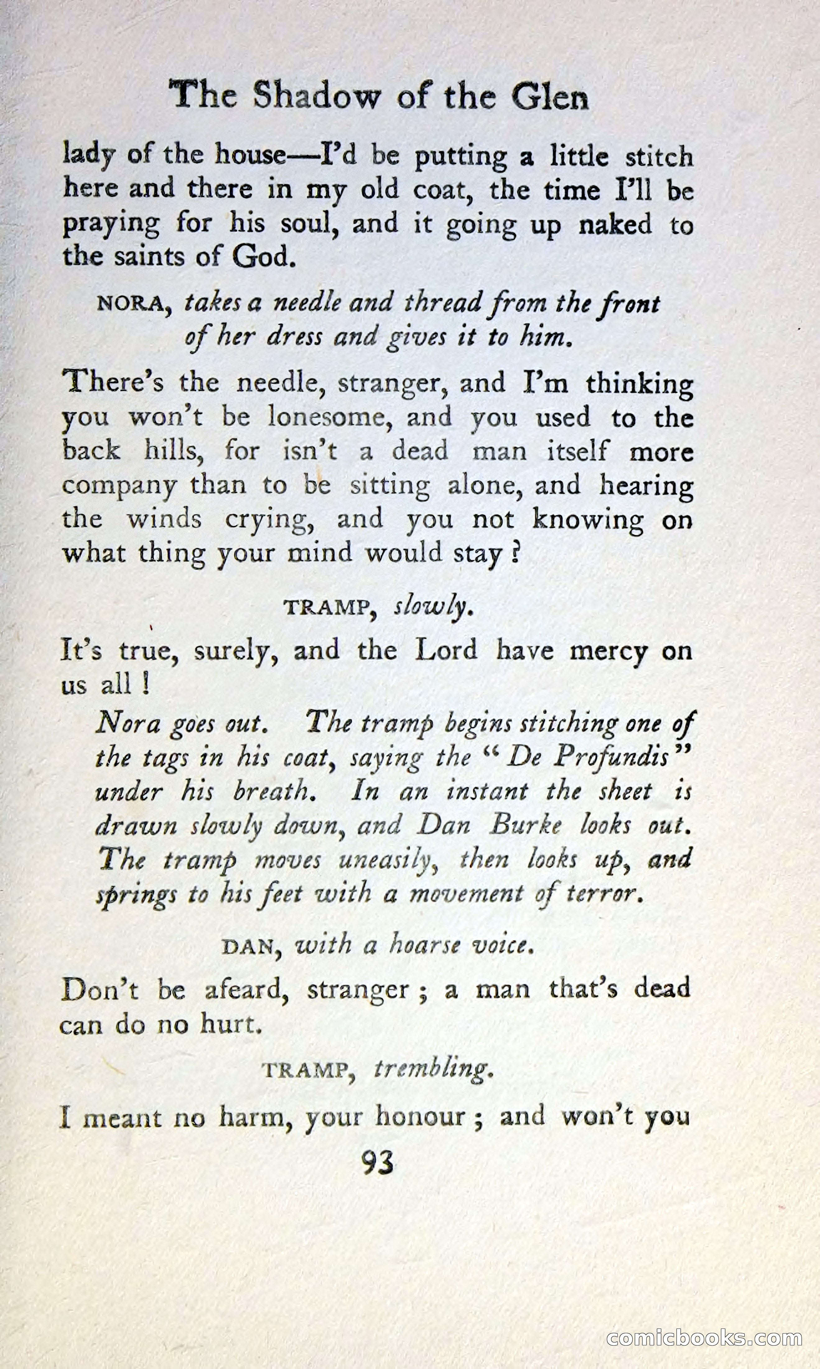 The Tinker's Wedding / Riders to the Sea / The Shadow of the Glen — page 110 of 148