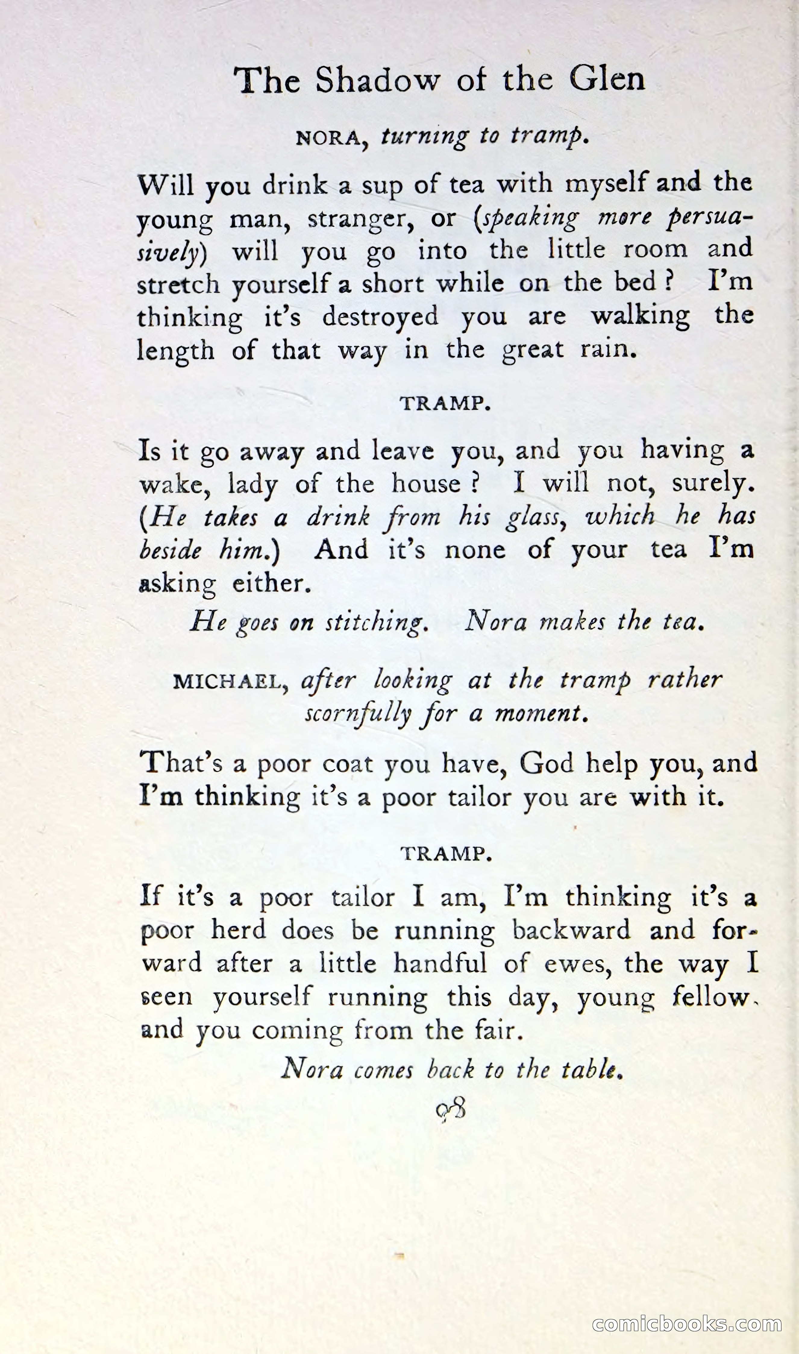 The Tinker's Wedding / Riders to the Sea / The Shadow of the Glen — page 115 of 148