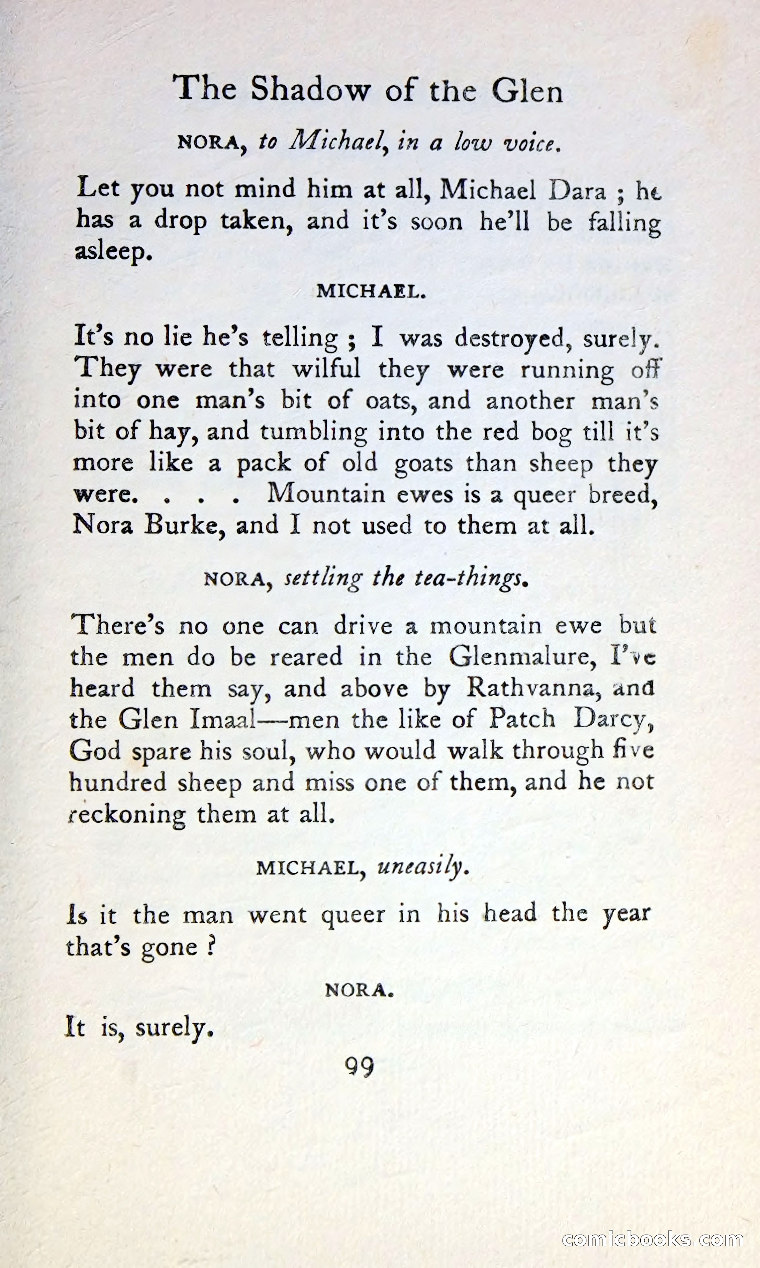 The Tinker's Wedding / Riders to the Sea / The Shadow of the Glen — page 116 of 148