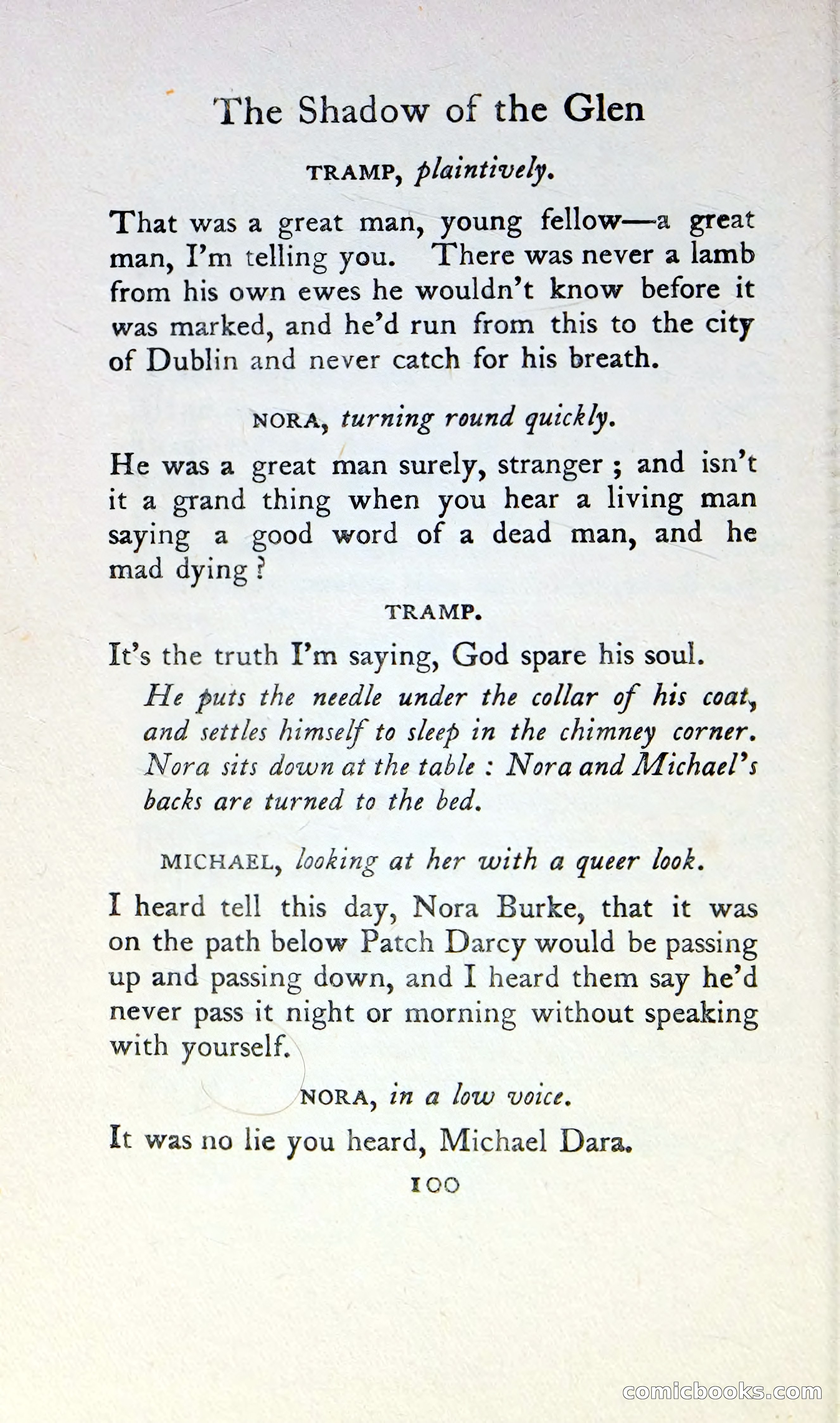The Tinker's Wedding / Riders to the Sea / The Shadow of the Glen — page 117 of 148