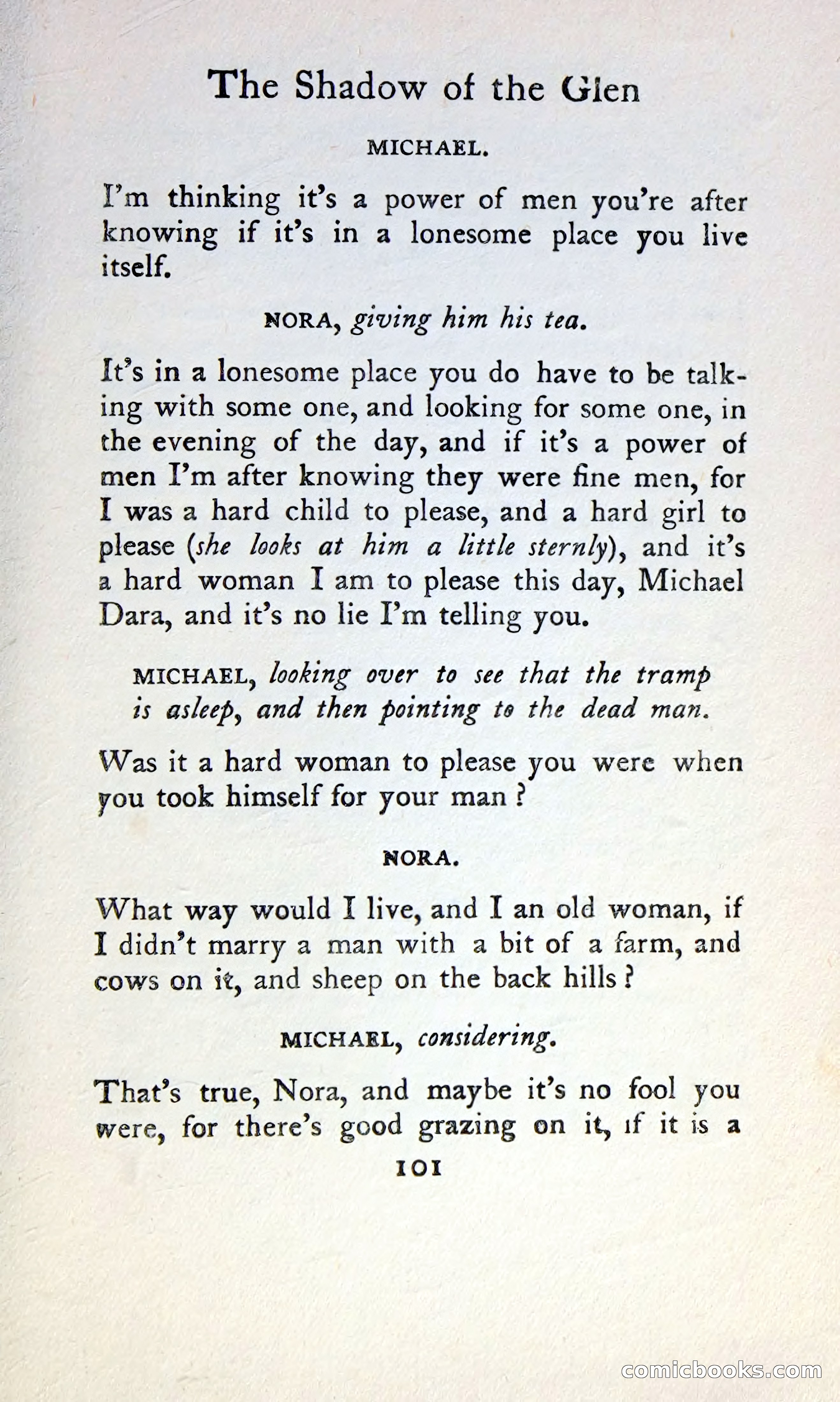 The Tinker's Wedding / Riders to the Sea / The Shadow of the Glen — page 118 of 148