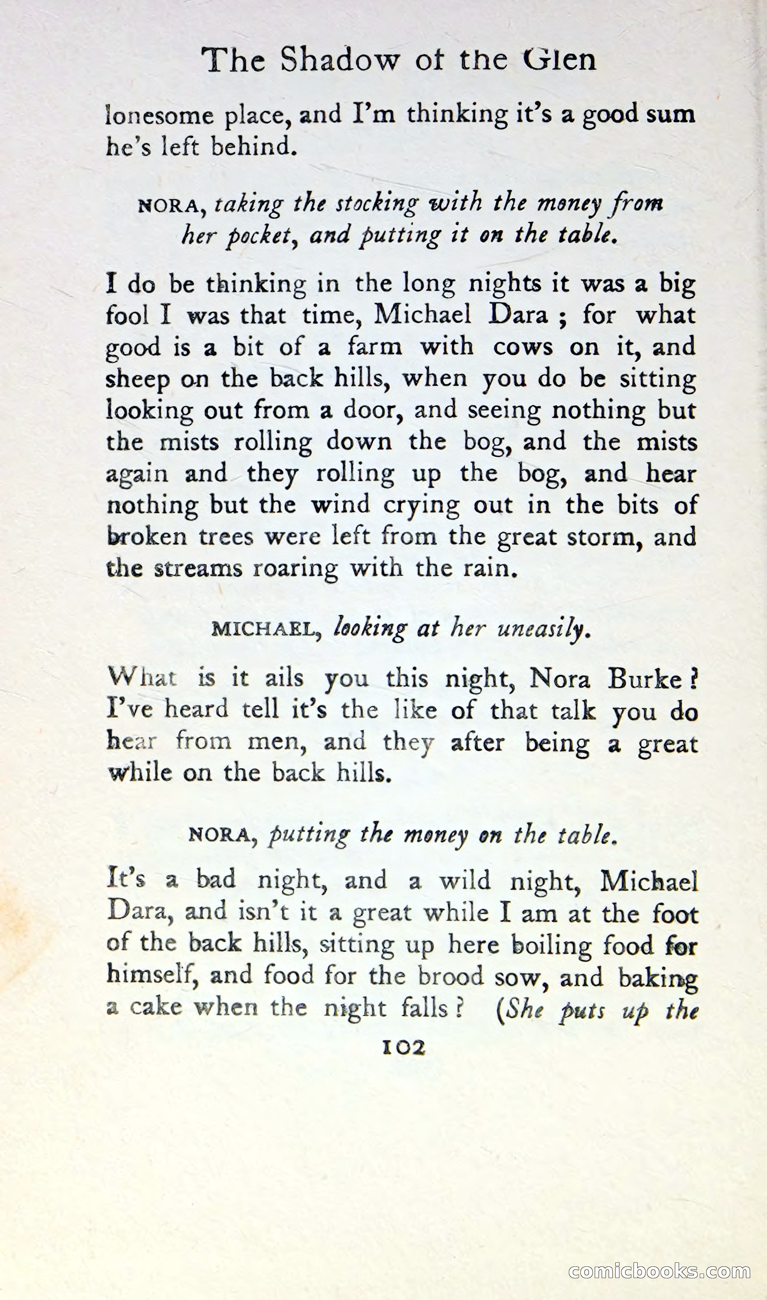 The Tinker's Wedding / Riders to the Sea / The Shadow of the Glen — page 119 of 148