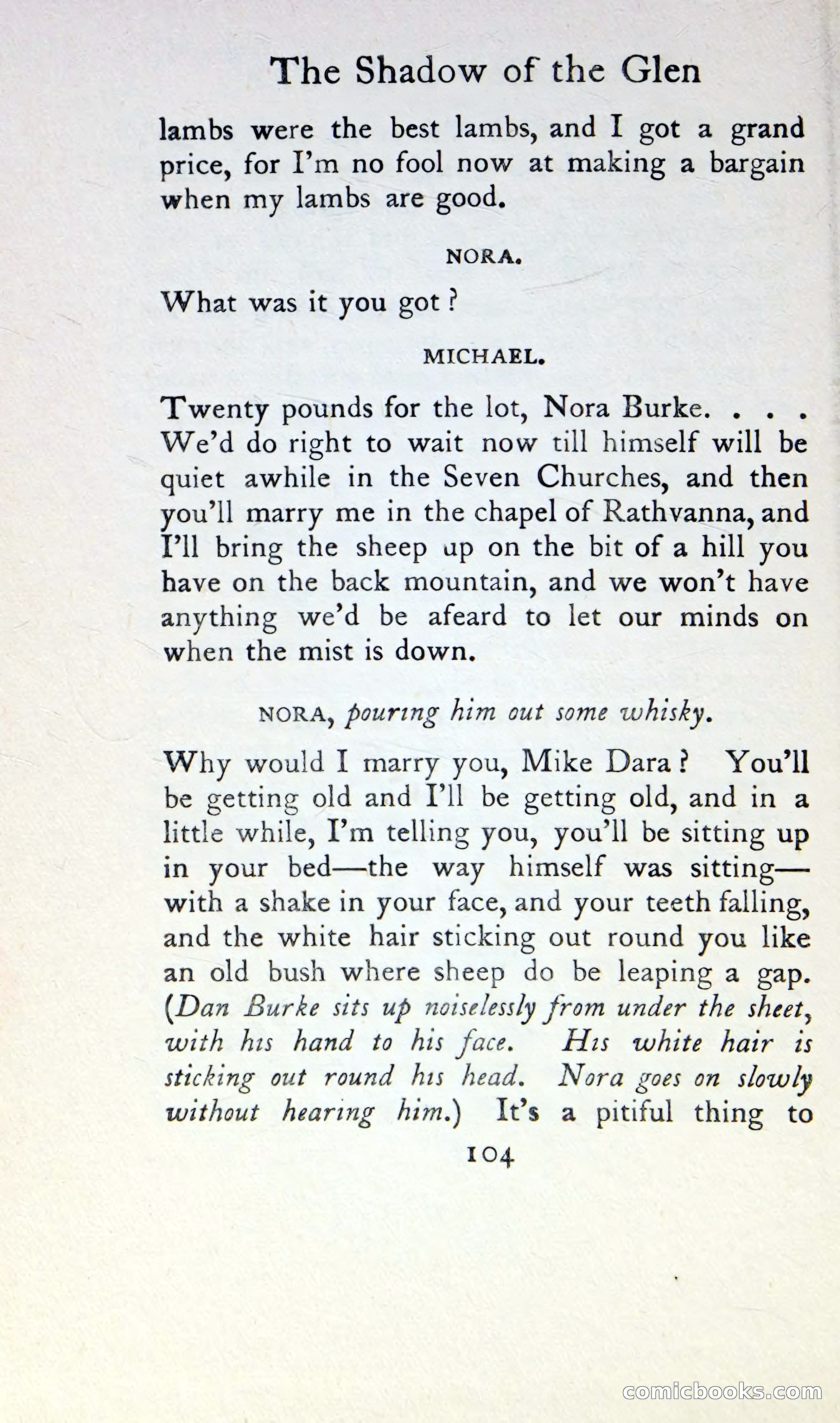 The Tinker's Wedding / Riders to the Sea / The Shadow of the Glen — page 121 of 148