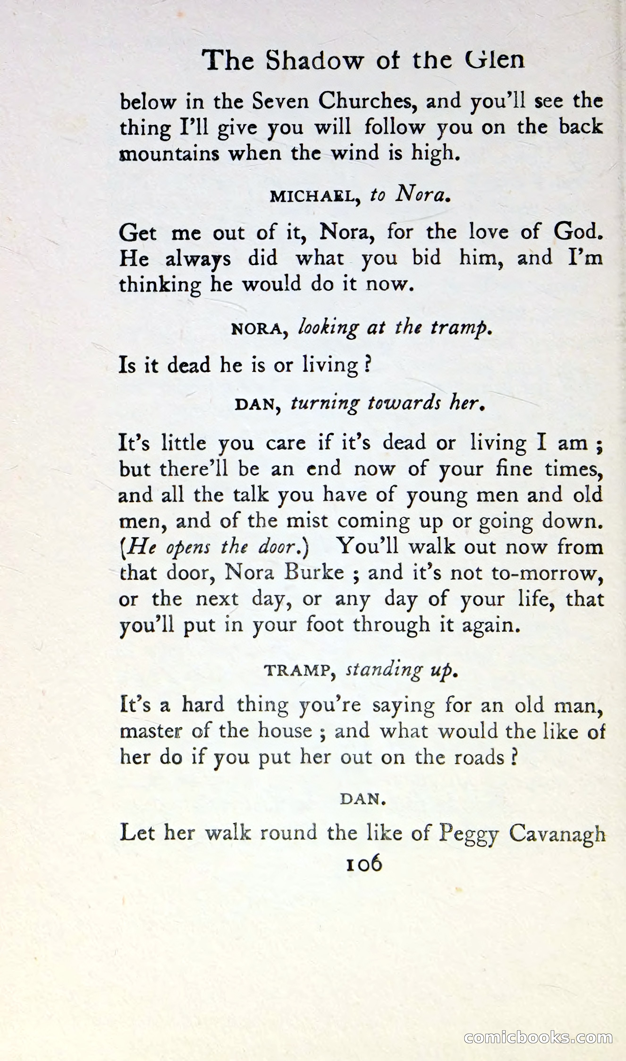 The Tinker's Wedding / Riders to the Sea / The Shadow of the Glen — page 123 of 148