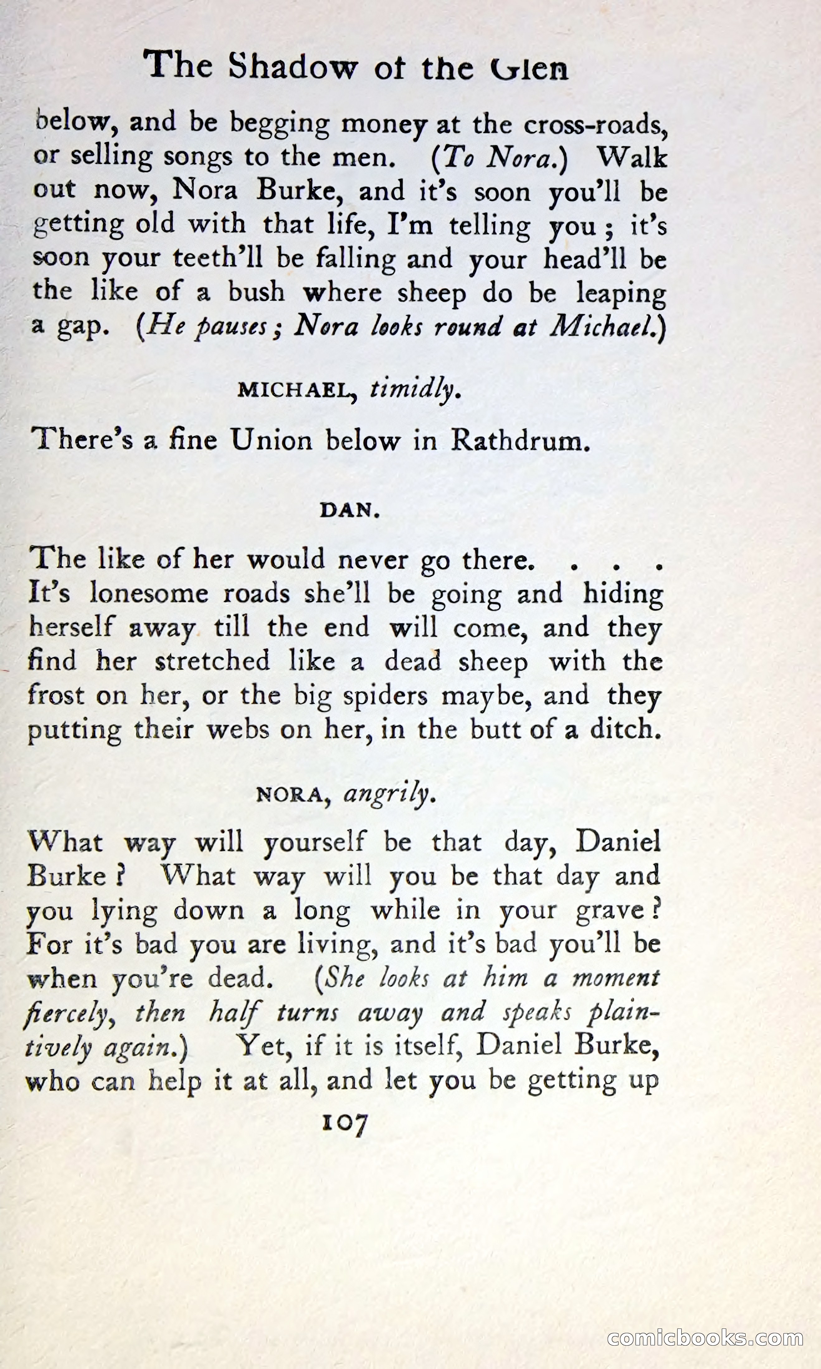 The Tinker's Wedding / Riders to the Sea / The Shadow of the Glen — page 124 of 148