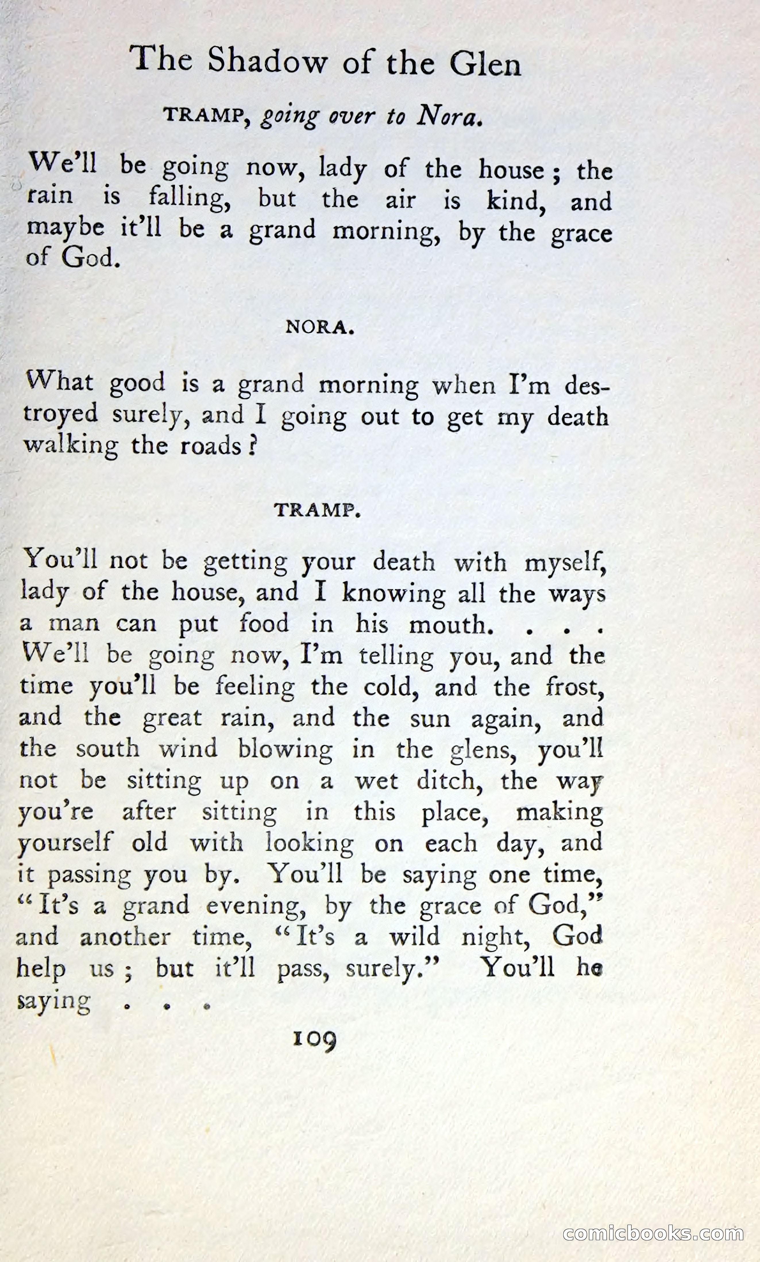 The Tinker's Wedding / Riders to the Sea / The Shadow of the Glen — page 126 of 148