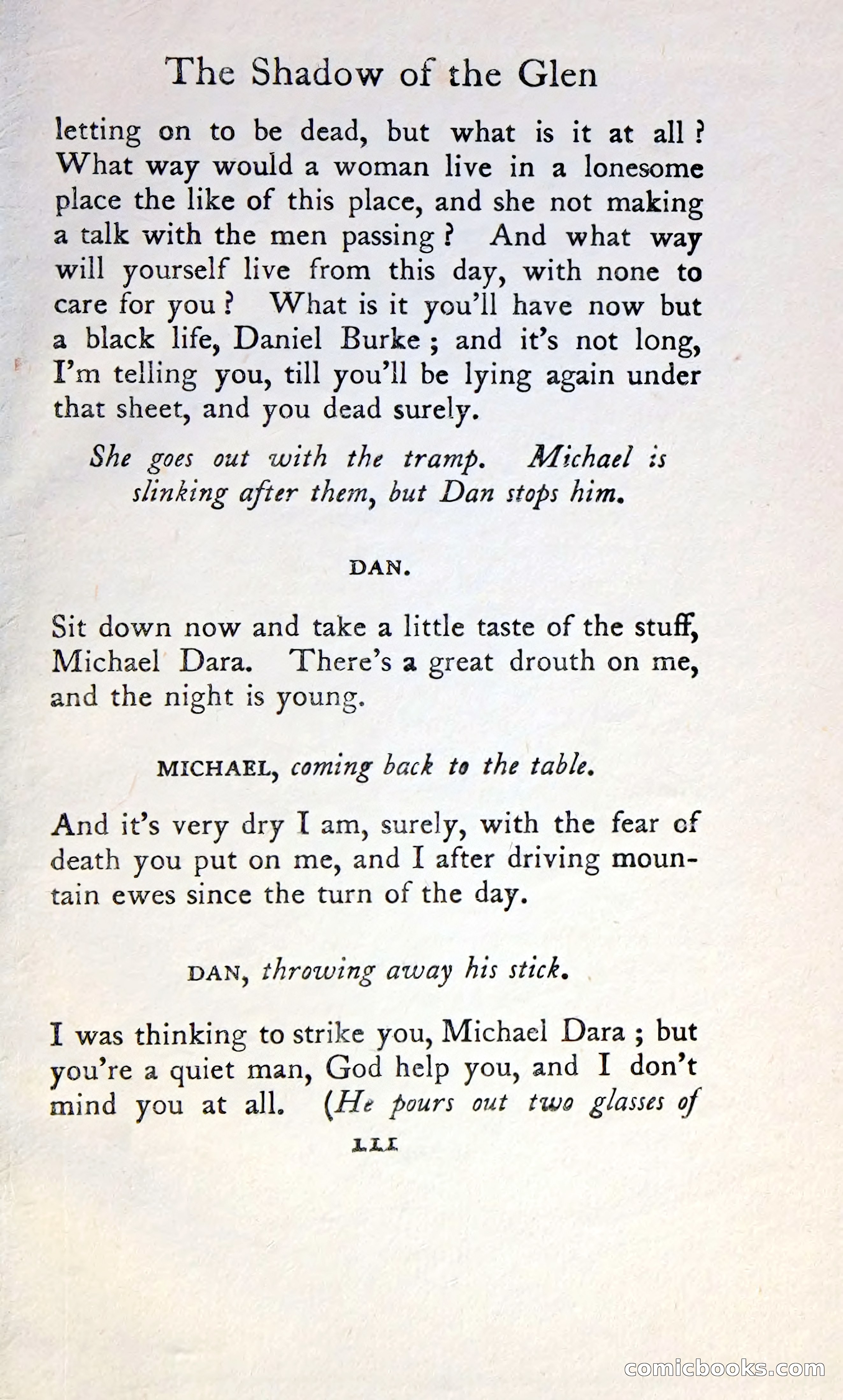 The Tinker's Wedding / Riders to the Sea / The Shadow of the Glen — page 128 of 148