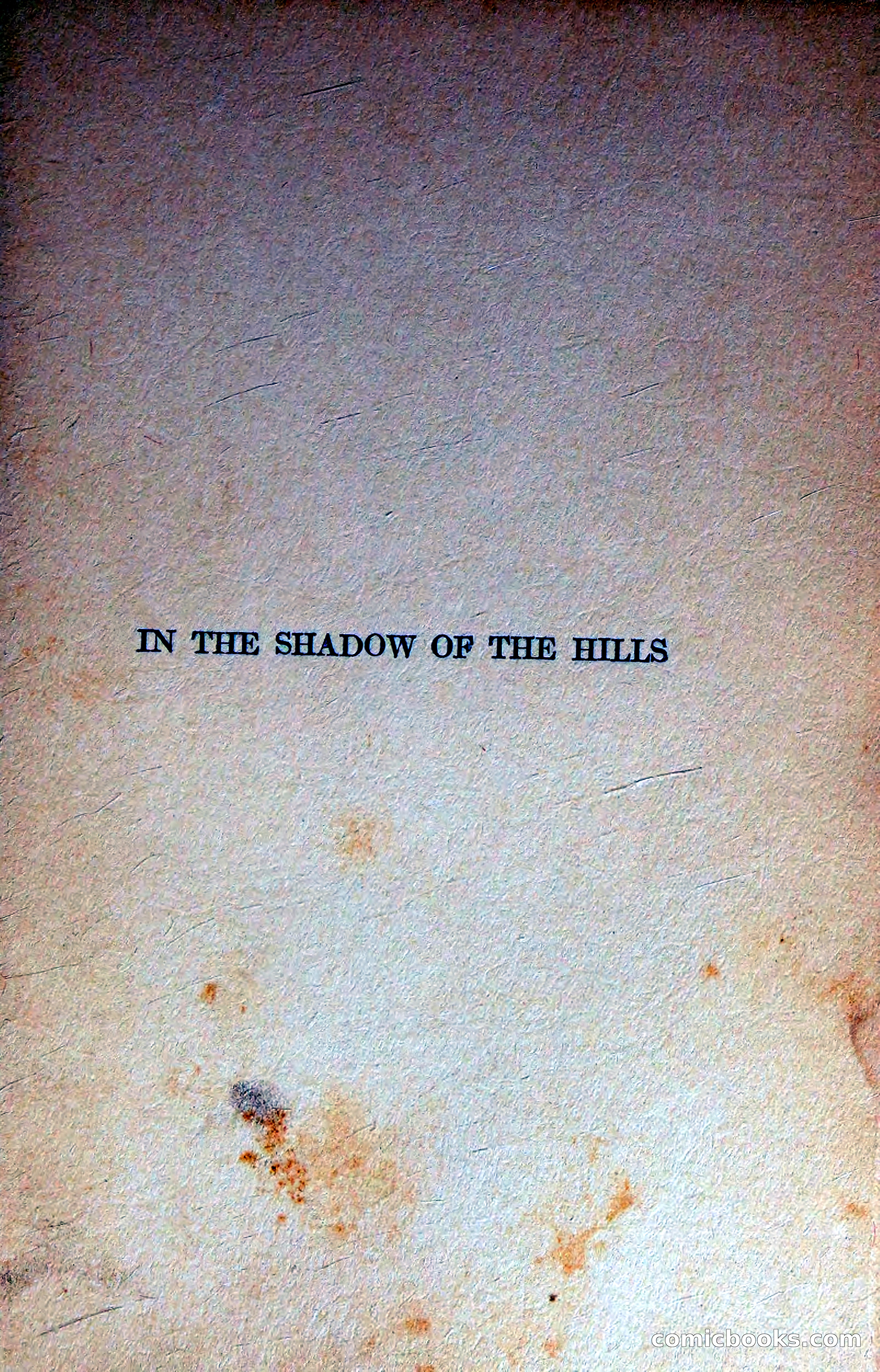 In the Shadow of the Hills — page 8 of 325