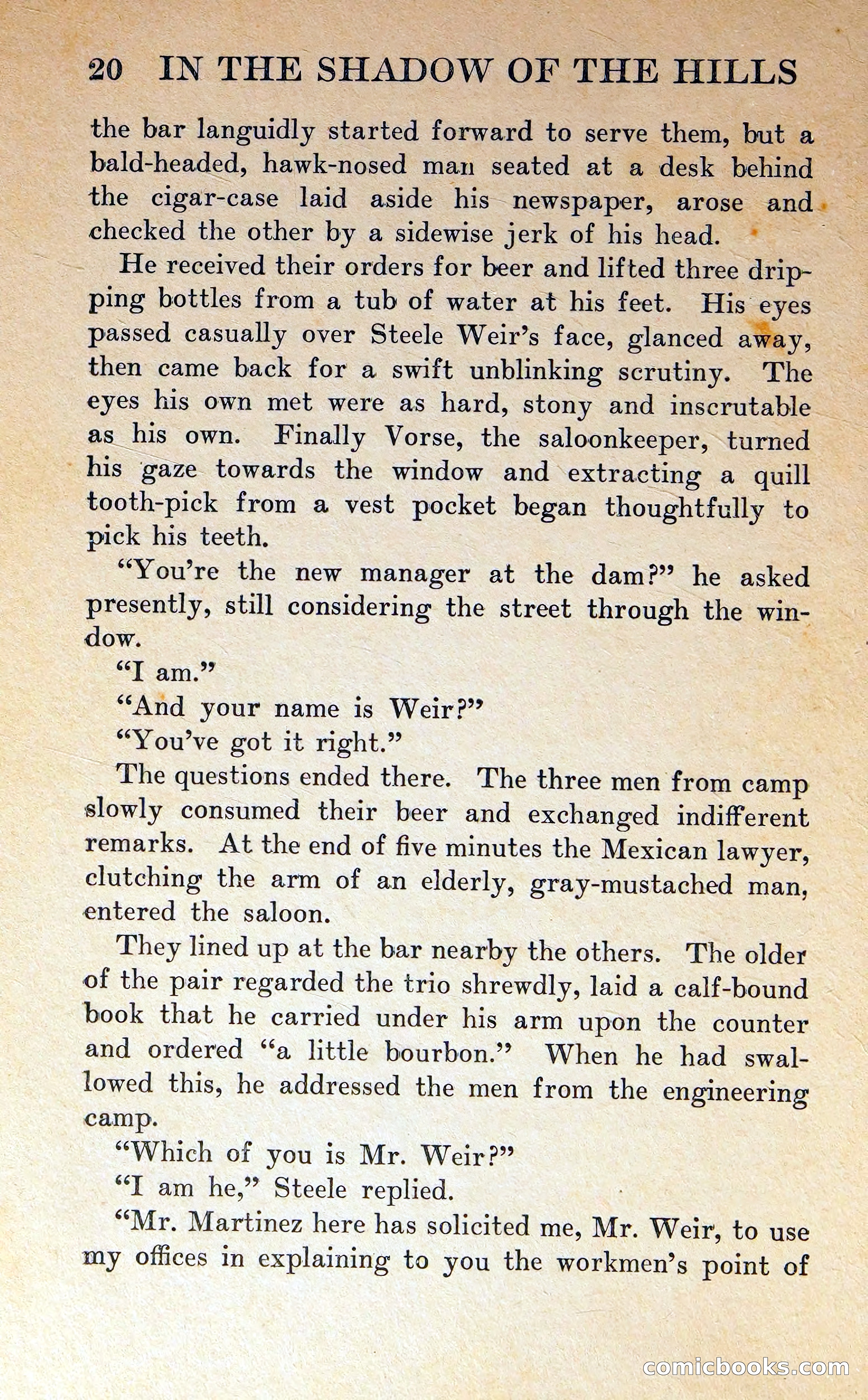 In the Shadow of the Hills — page 19 of 325