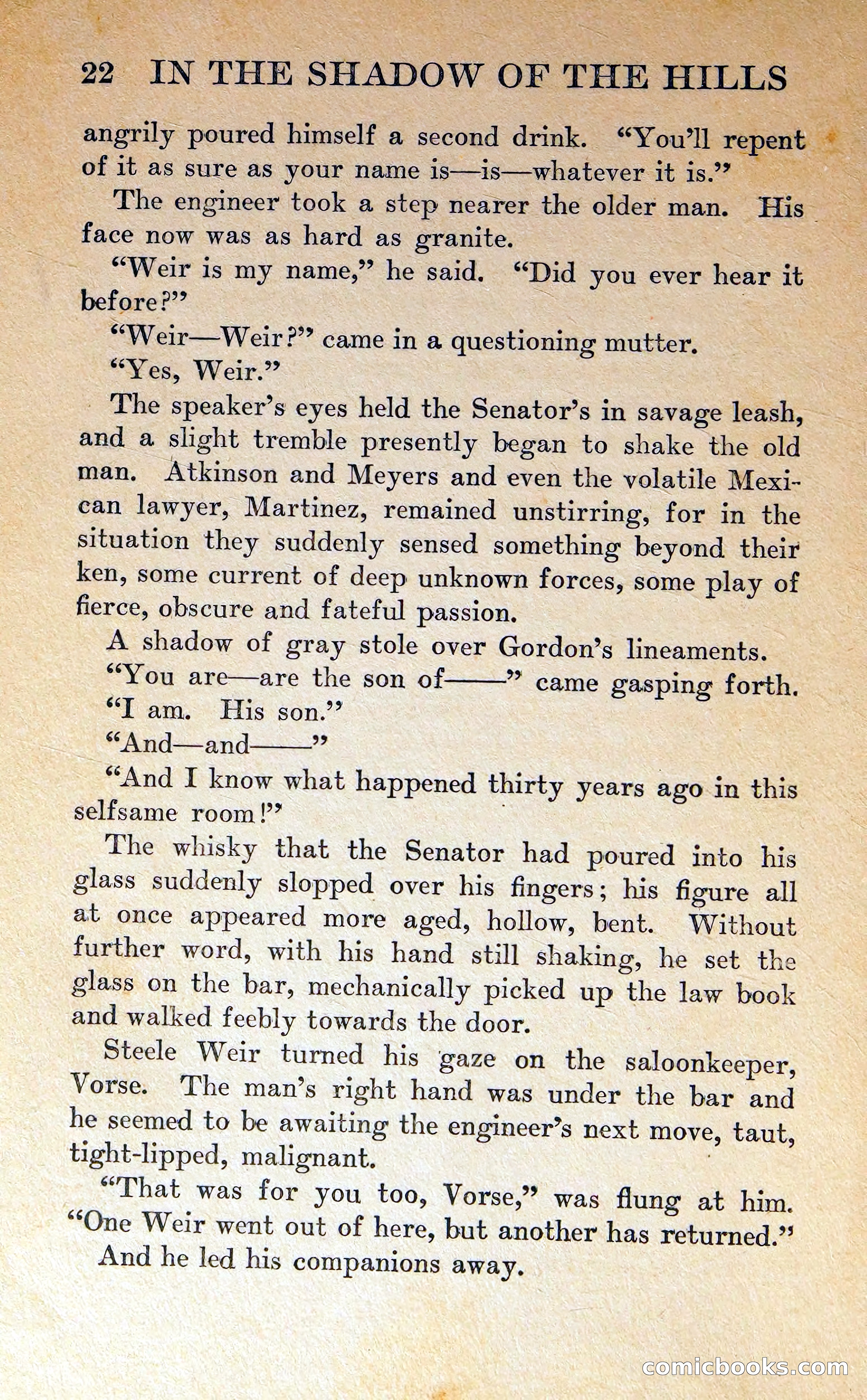 In the Shadow of the Hills — page 21 of 325