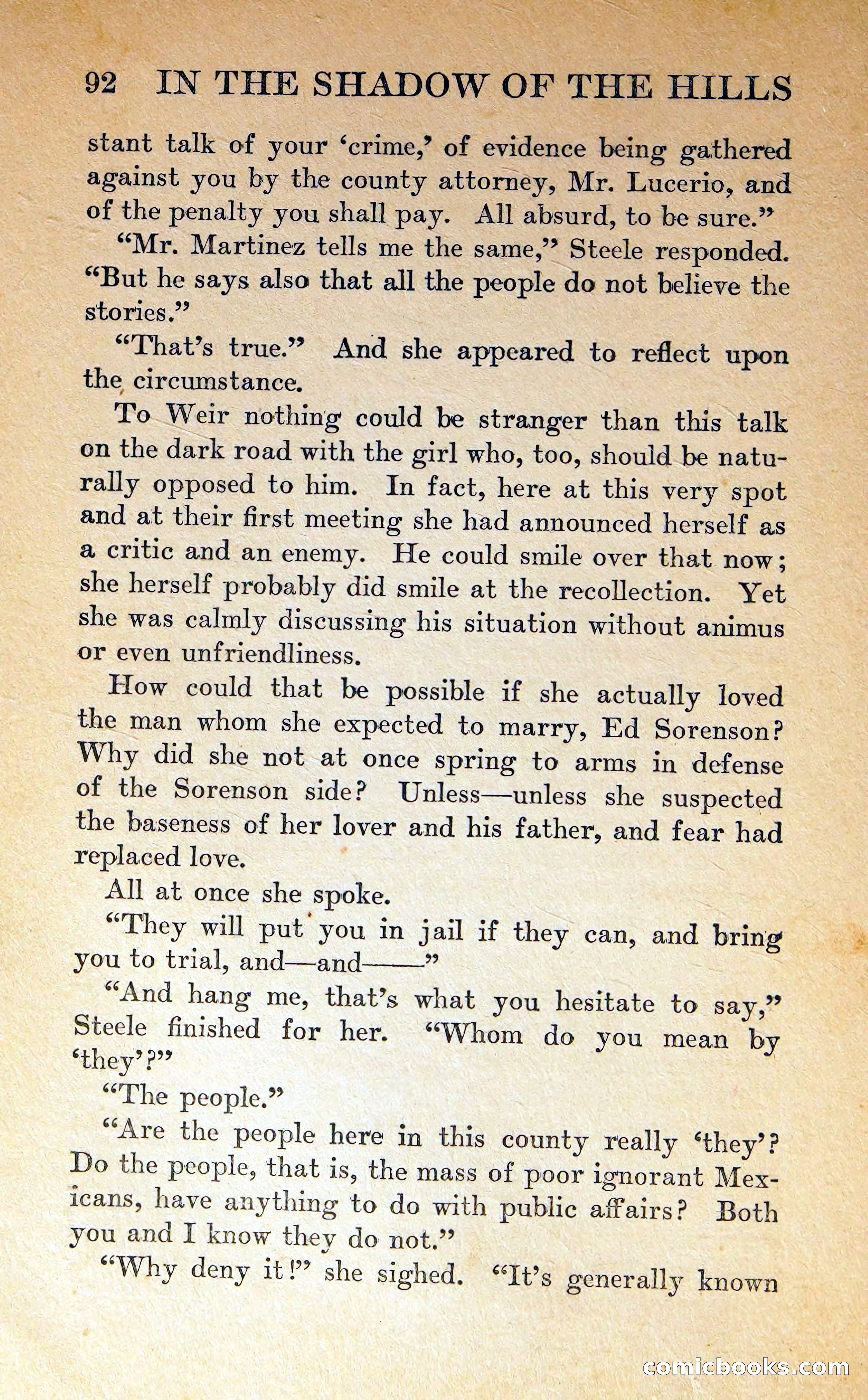 In the Shadow of the Hills — page 91 of 325