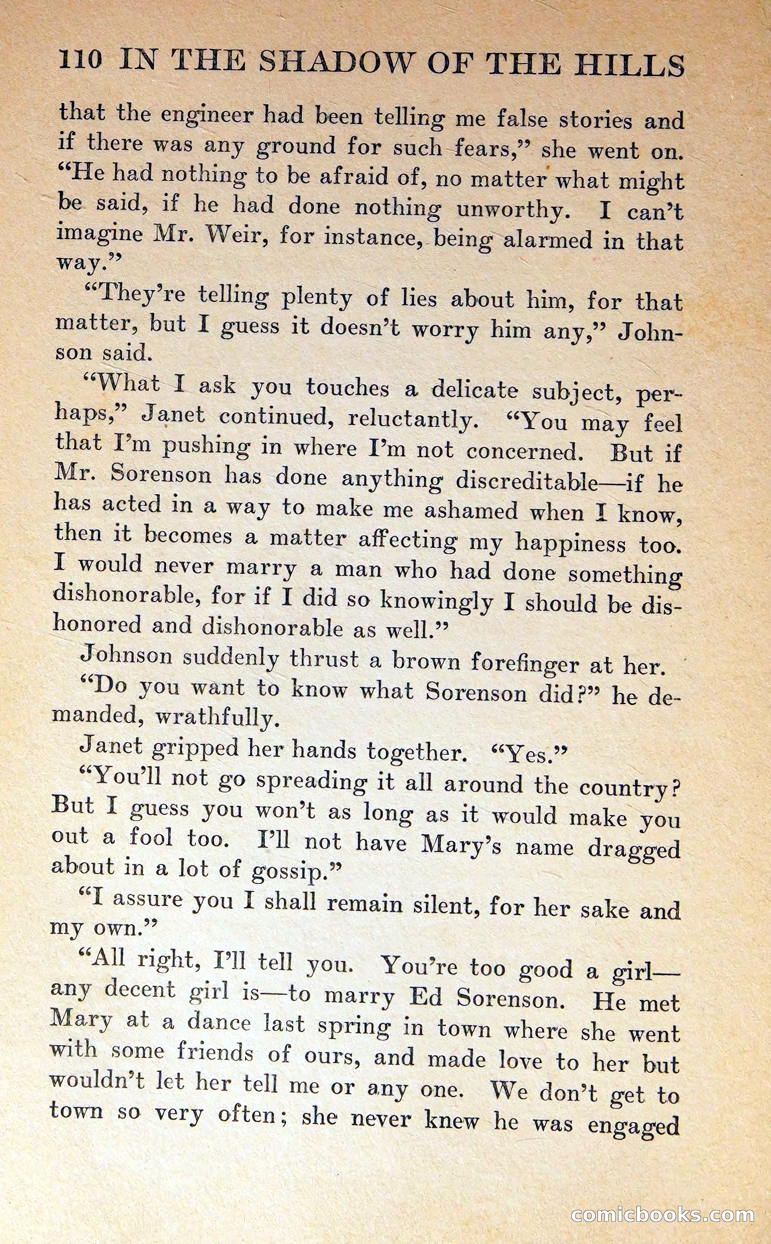 In the Shadow of the Hills — page 109 of 325