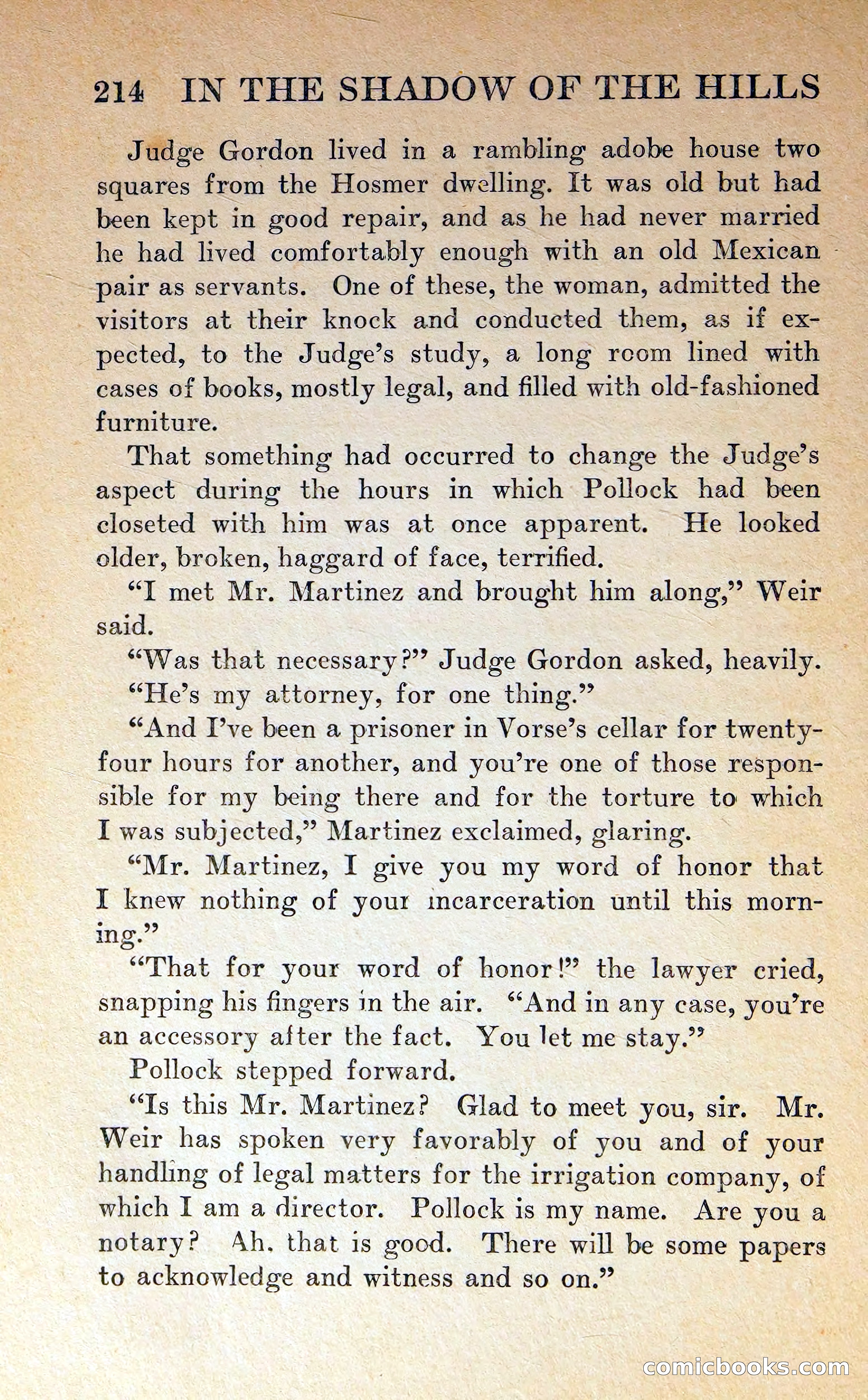 In the Shadow of the Hills — page 213 of 325