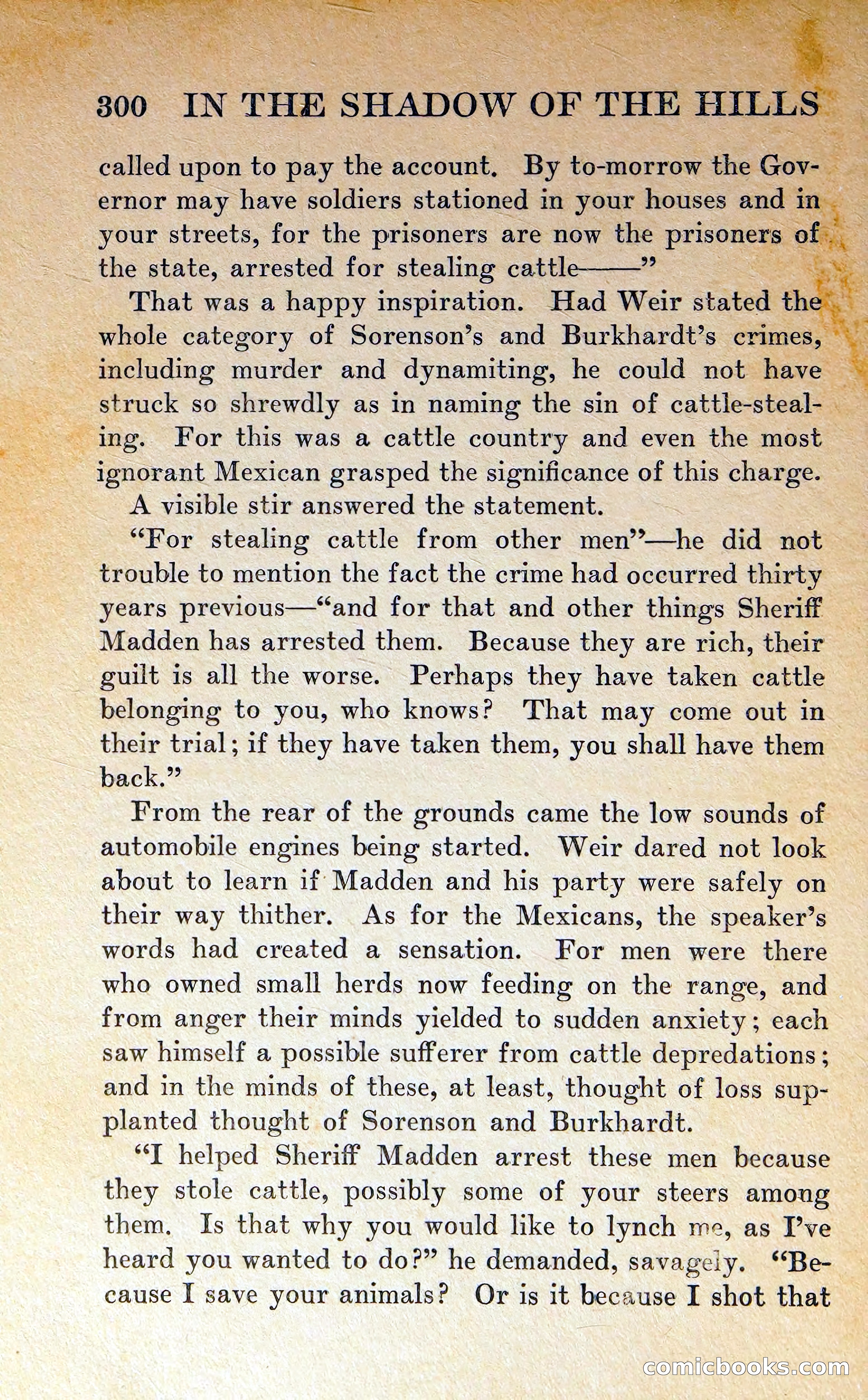In the Shadow of the Hills — page 299 of 325