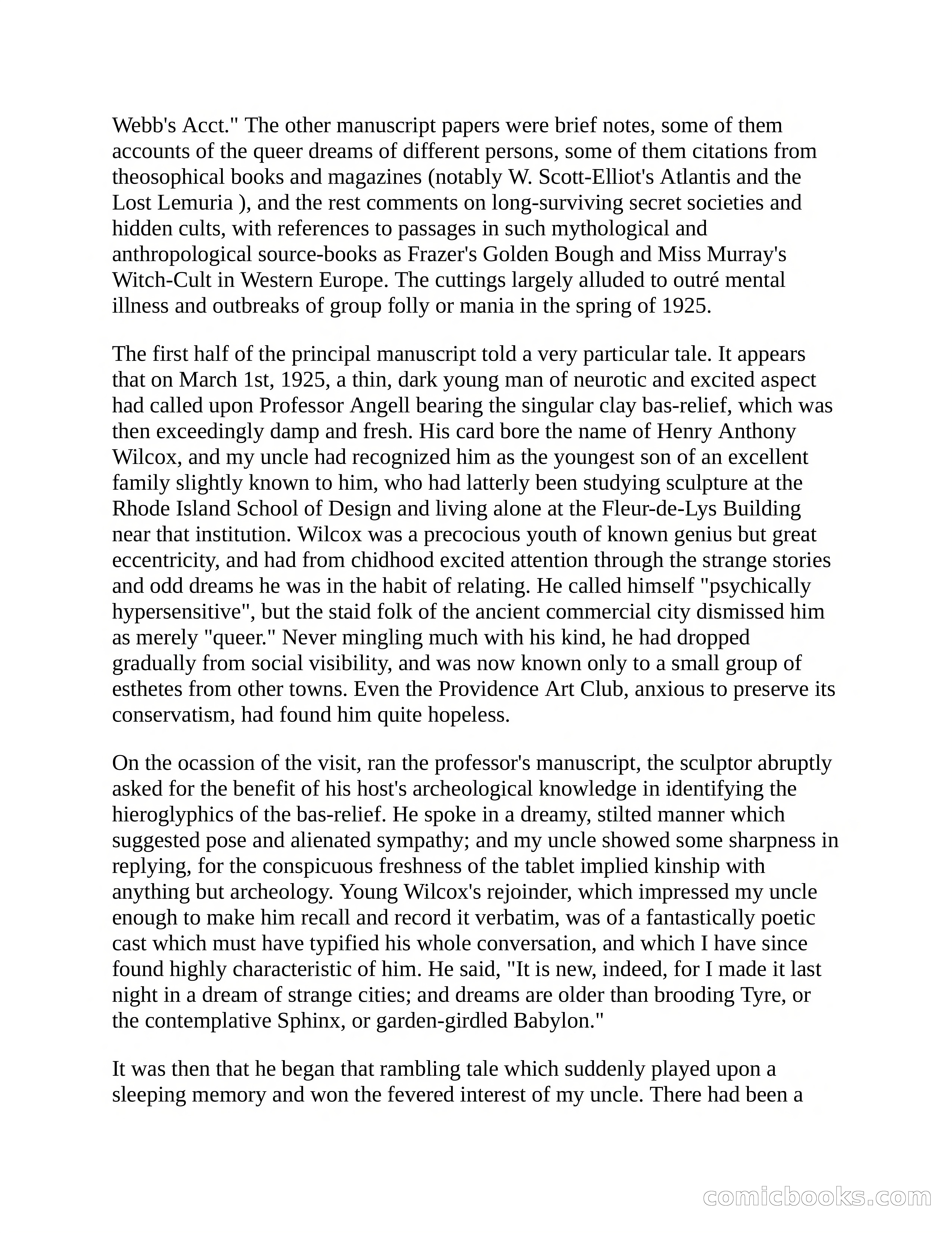 The Call of Cthulhu — page 5 of 29