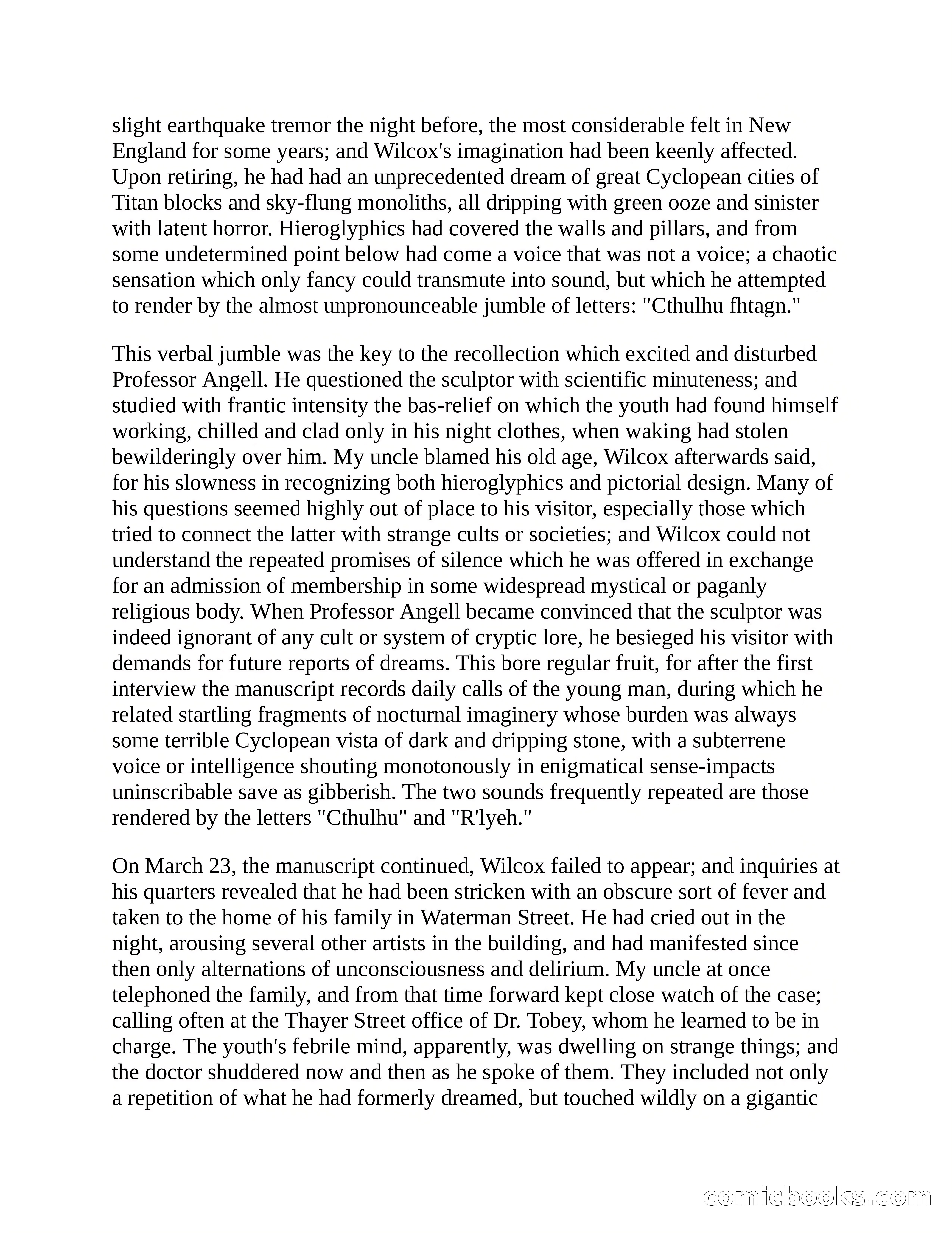 The Call of Cthulhu — page 6 of 29