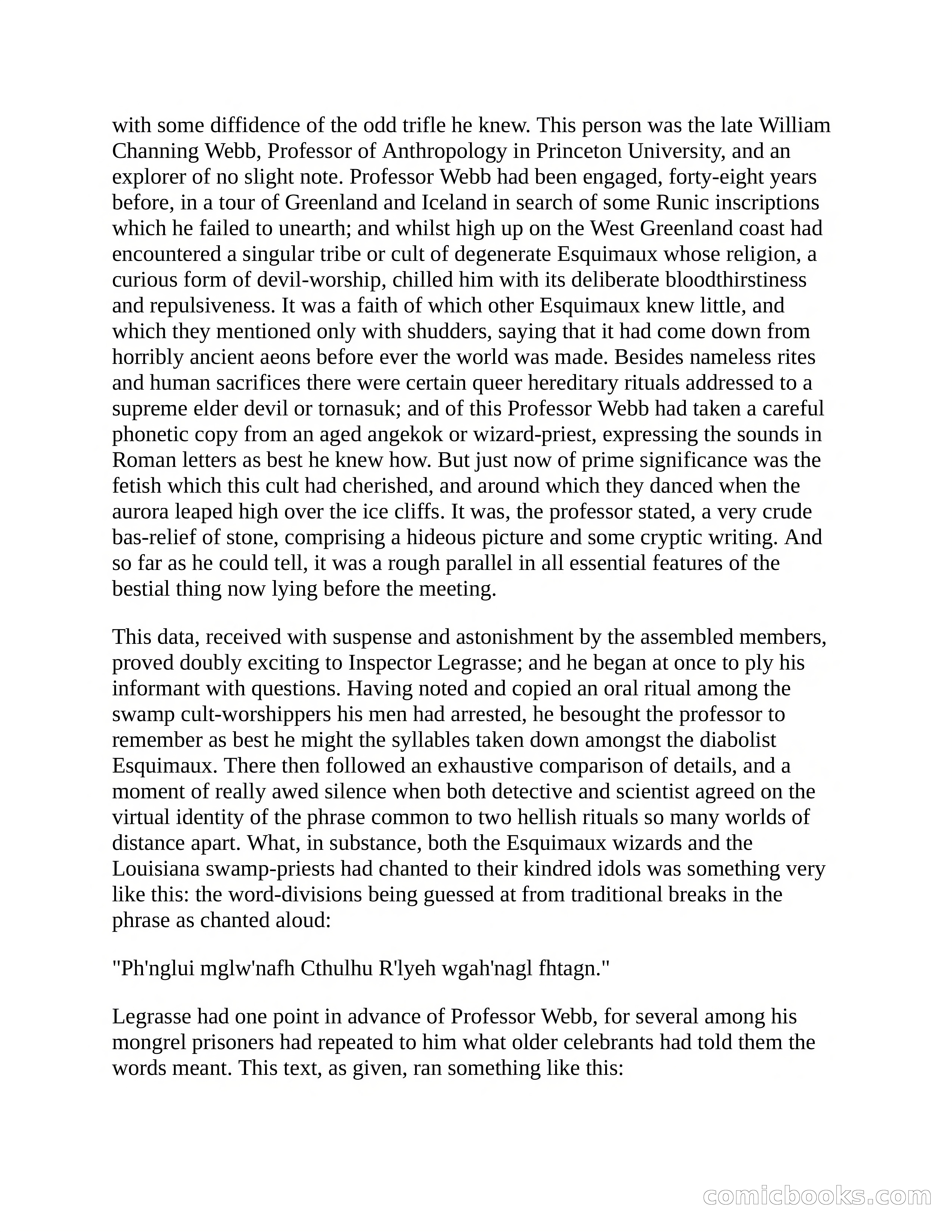 The Call of Cthulhu — page 11 of 29