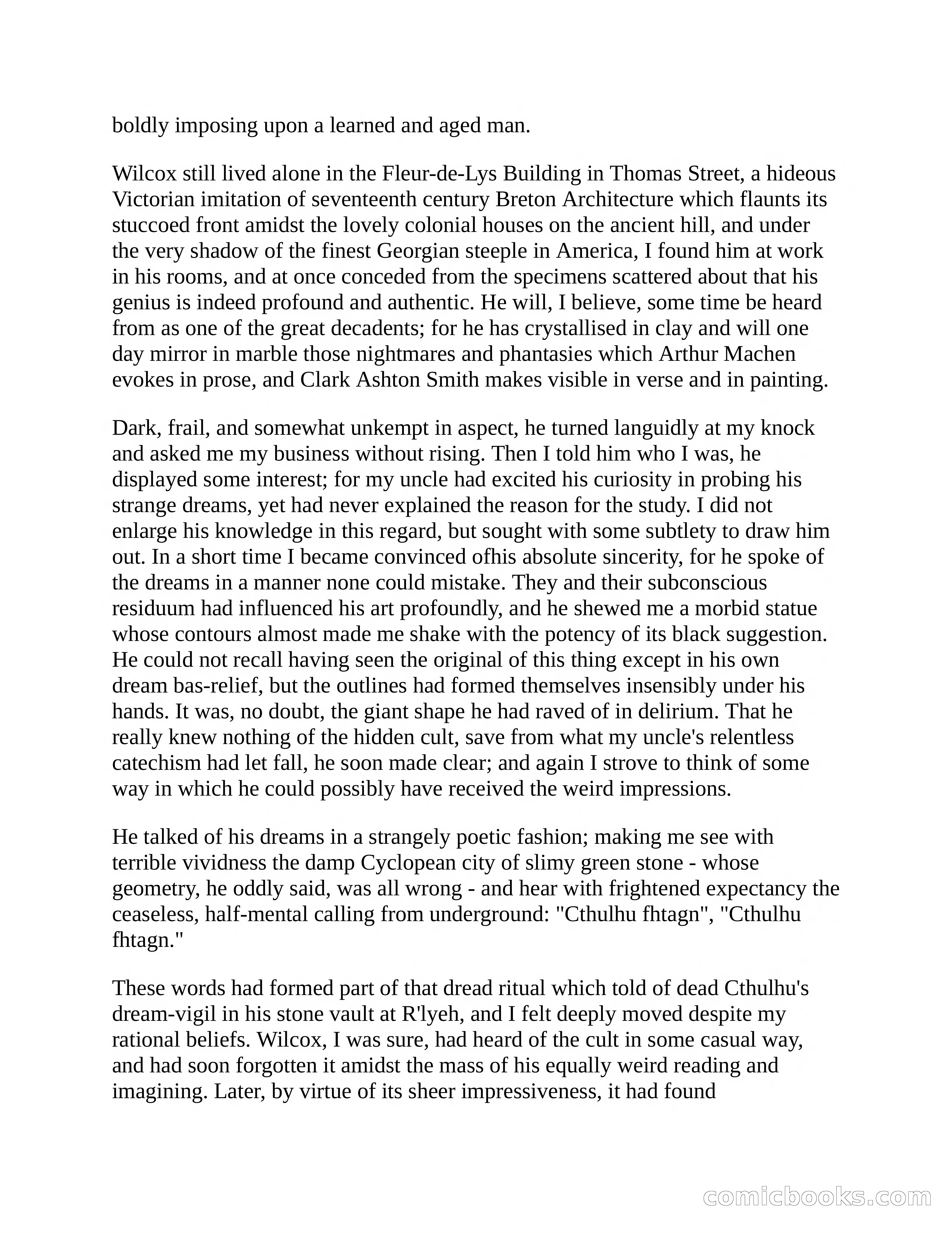 The Call of Cthulhu — page 18 of 29