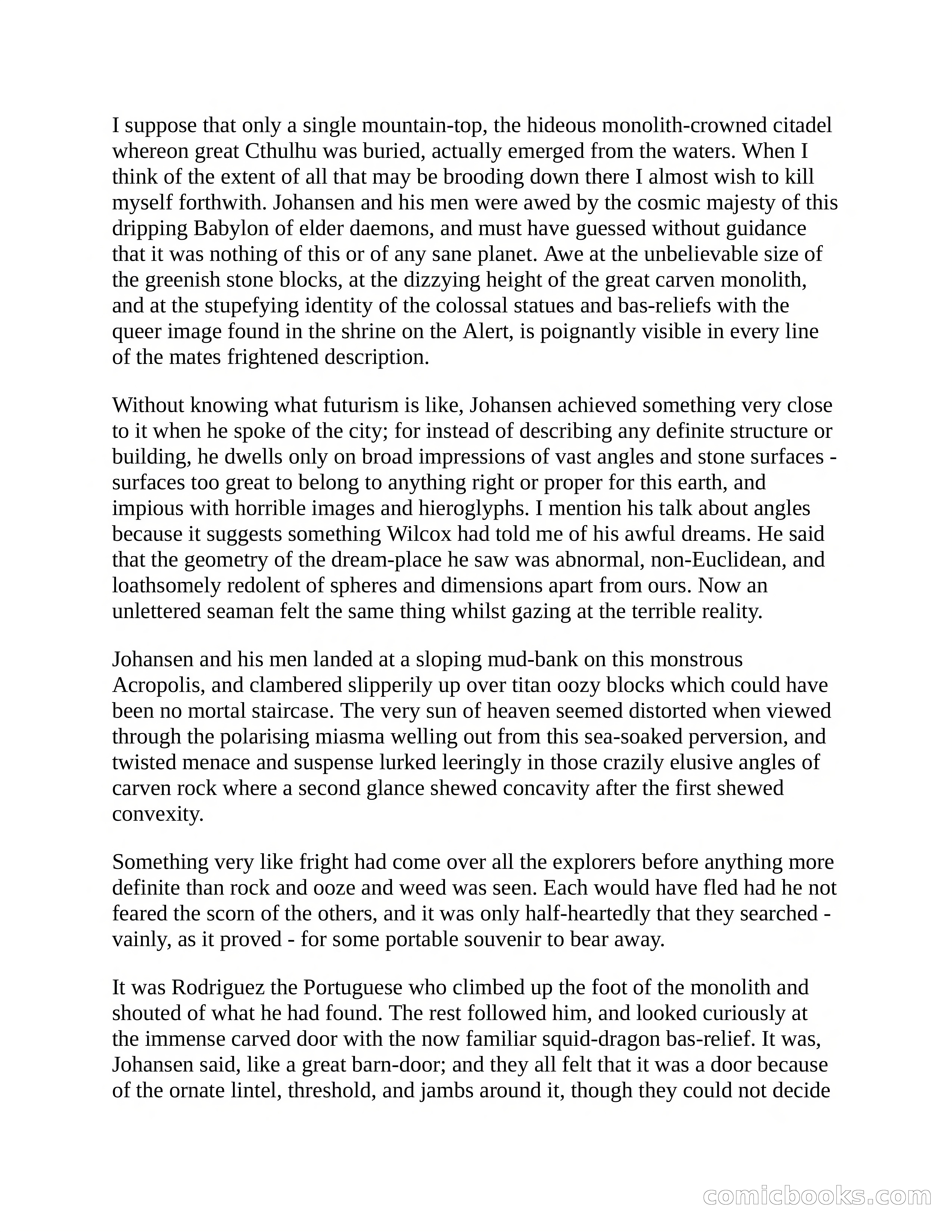 The Call of Cthulhu — page 25 of 29