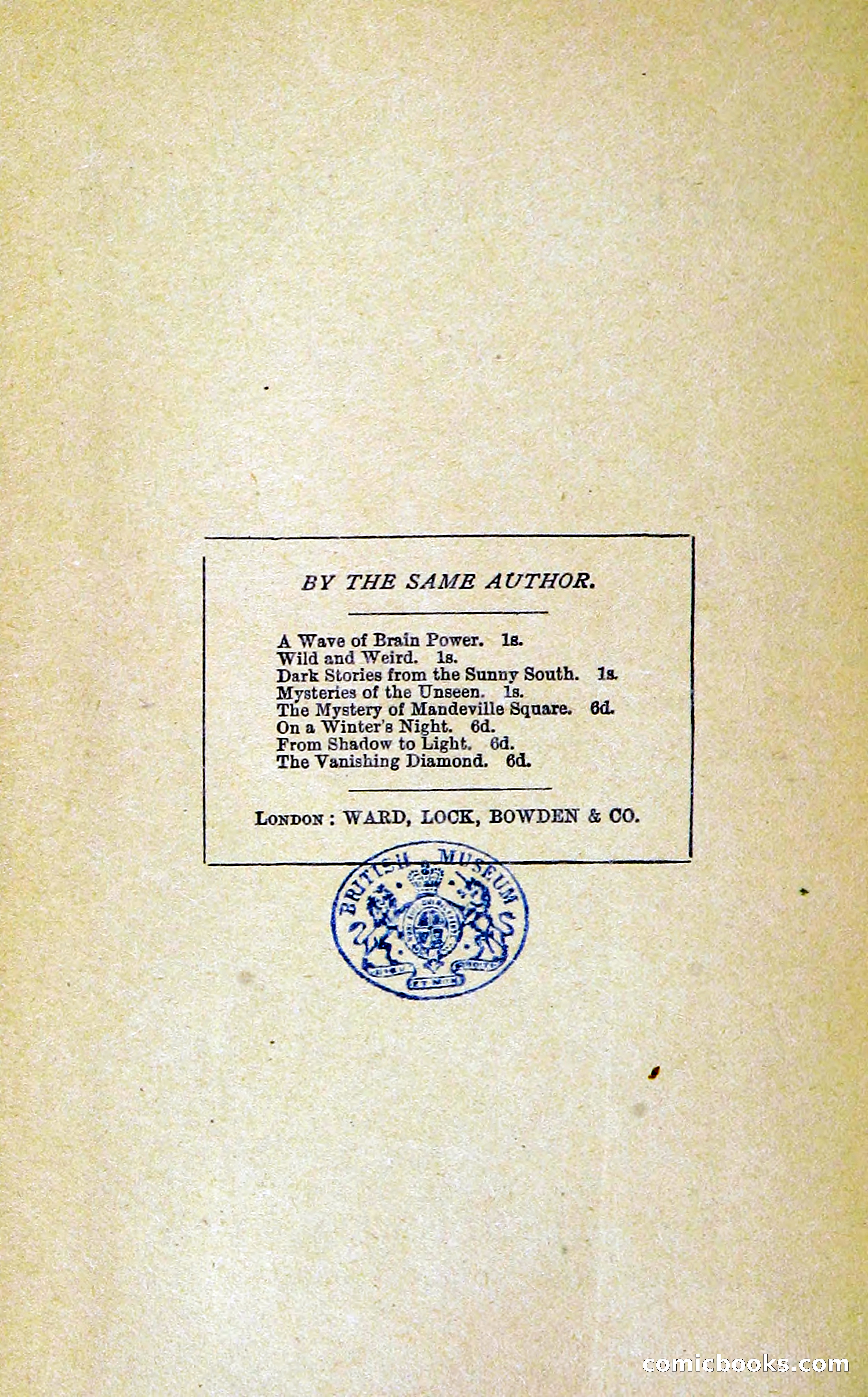 New Detective Stories by Sir Gilbert Campbell — page 8 of 132