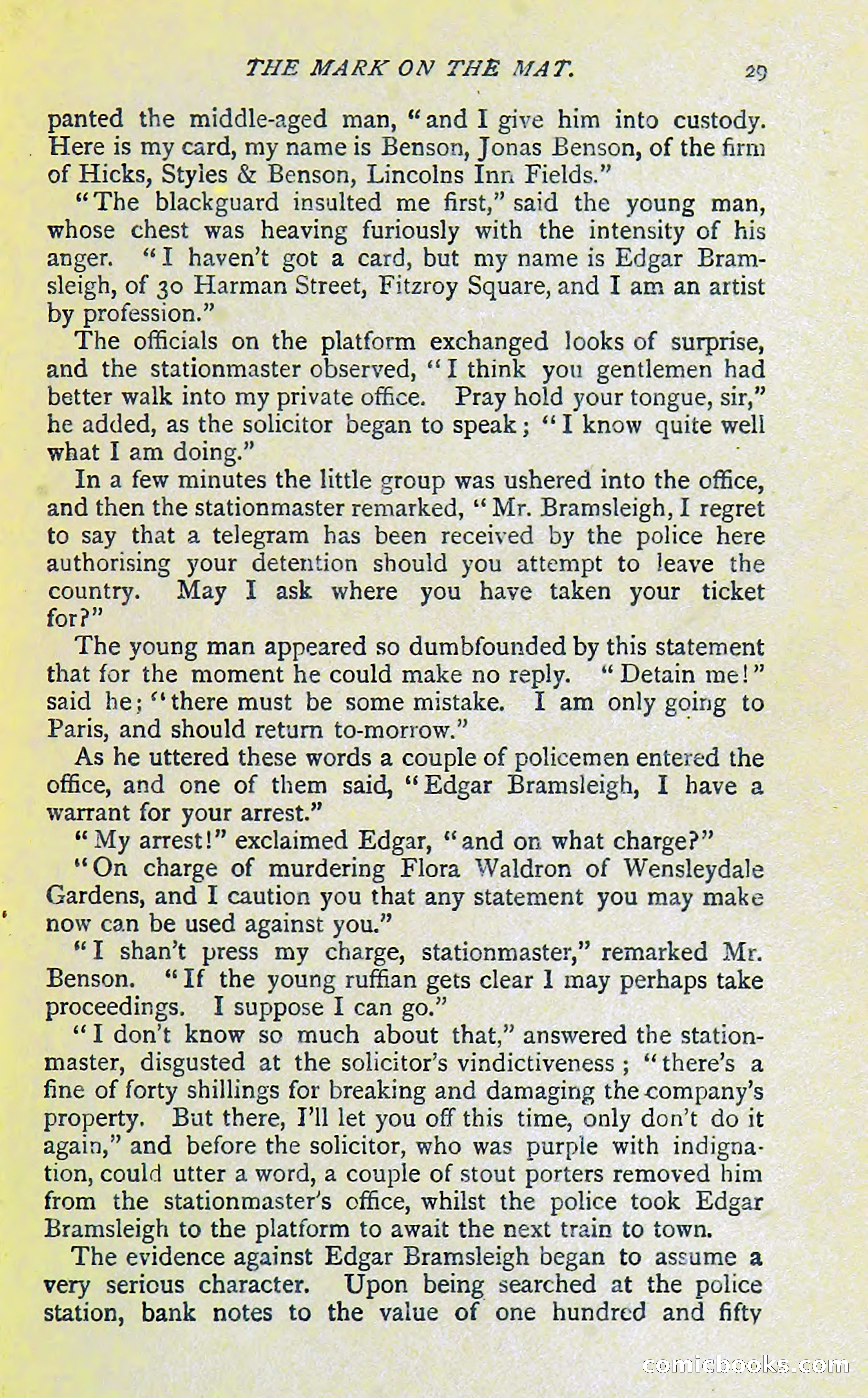 New Detective Stories by Sir Gilbert Campbell — page 31 of 132