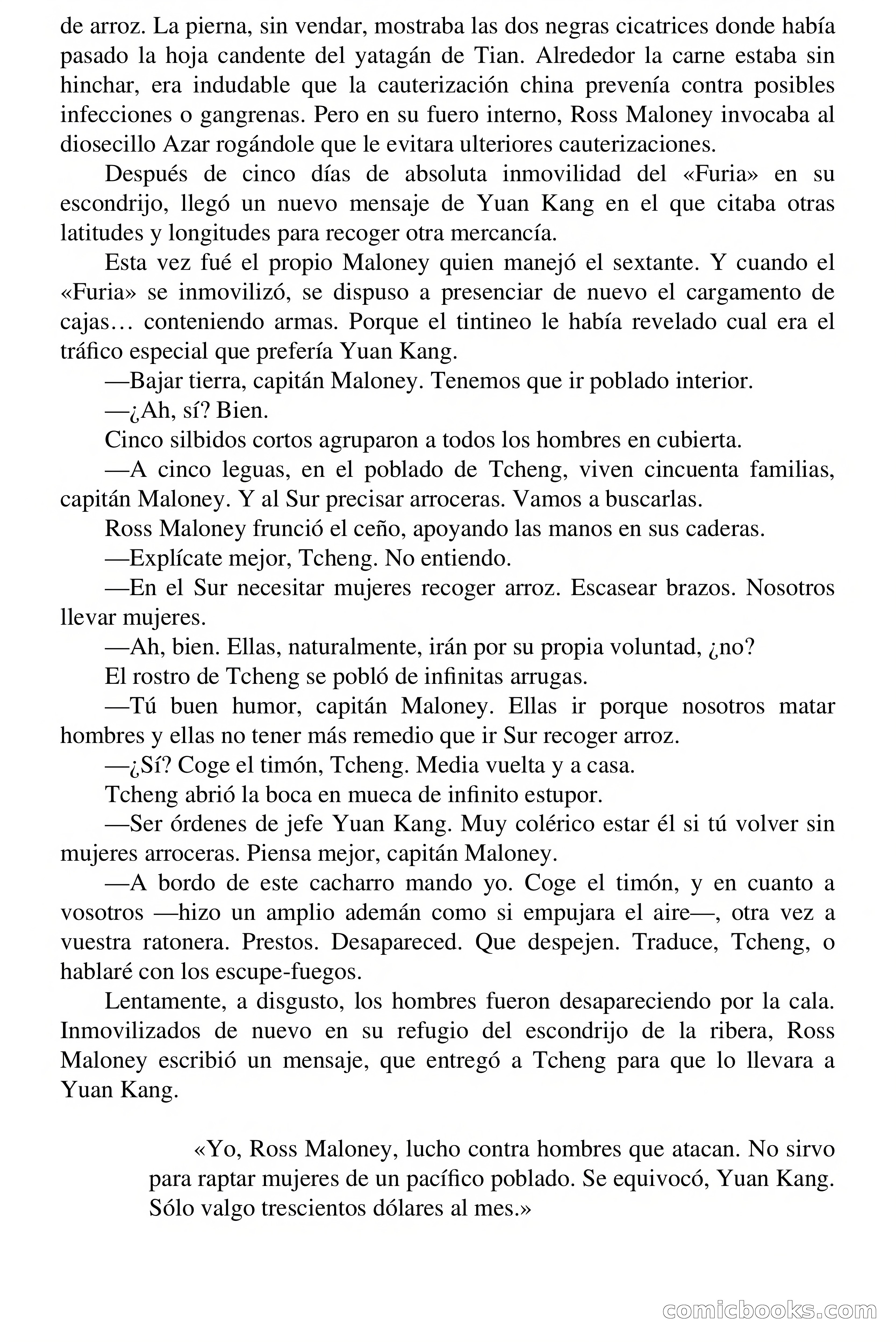 Capitán Pantera: Piratas modernos — page 32 of 76