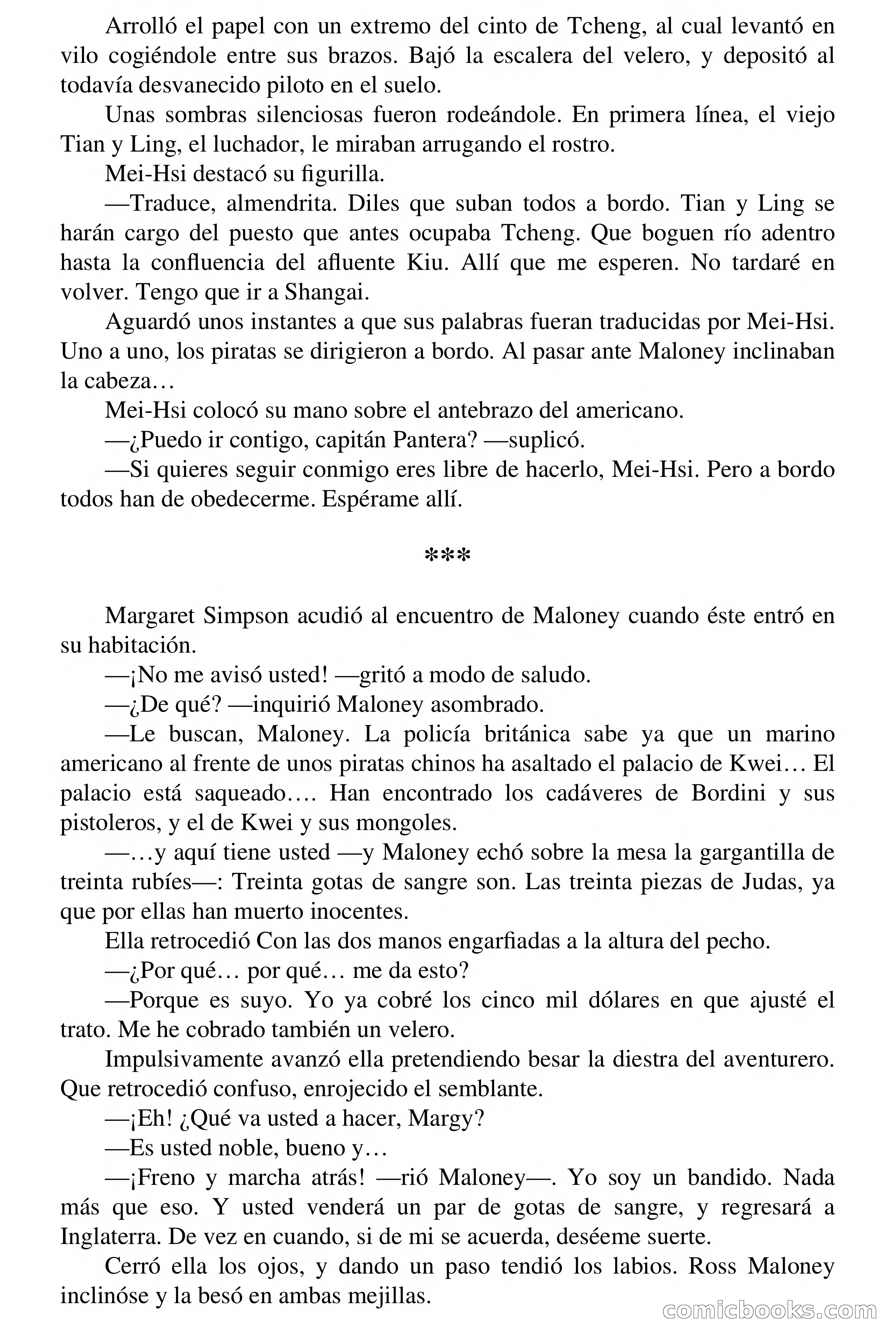 Capitán Pantera: Piratas modernos — page 73 of 76