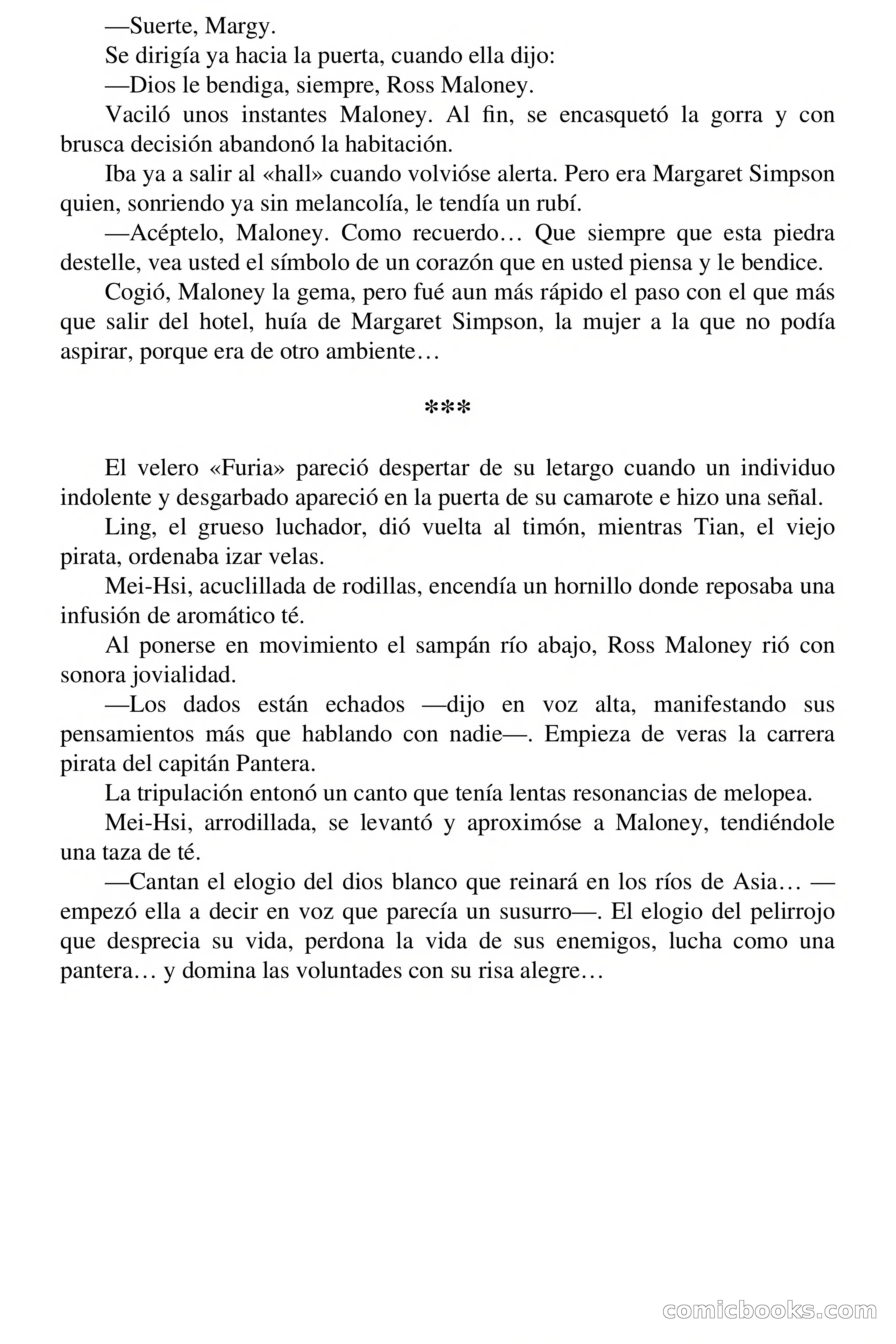 Capitán Pantera: Piratas modernos — page 74 of 76