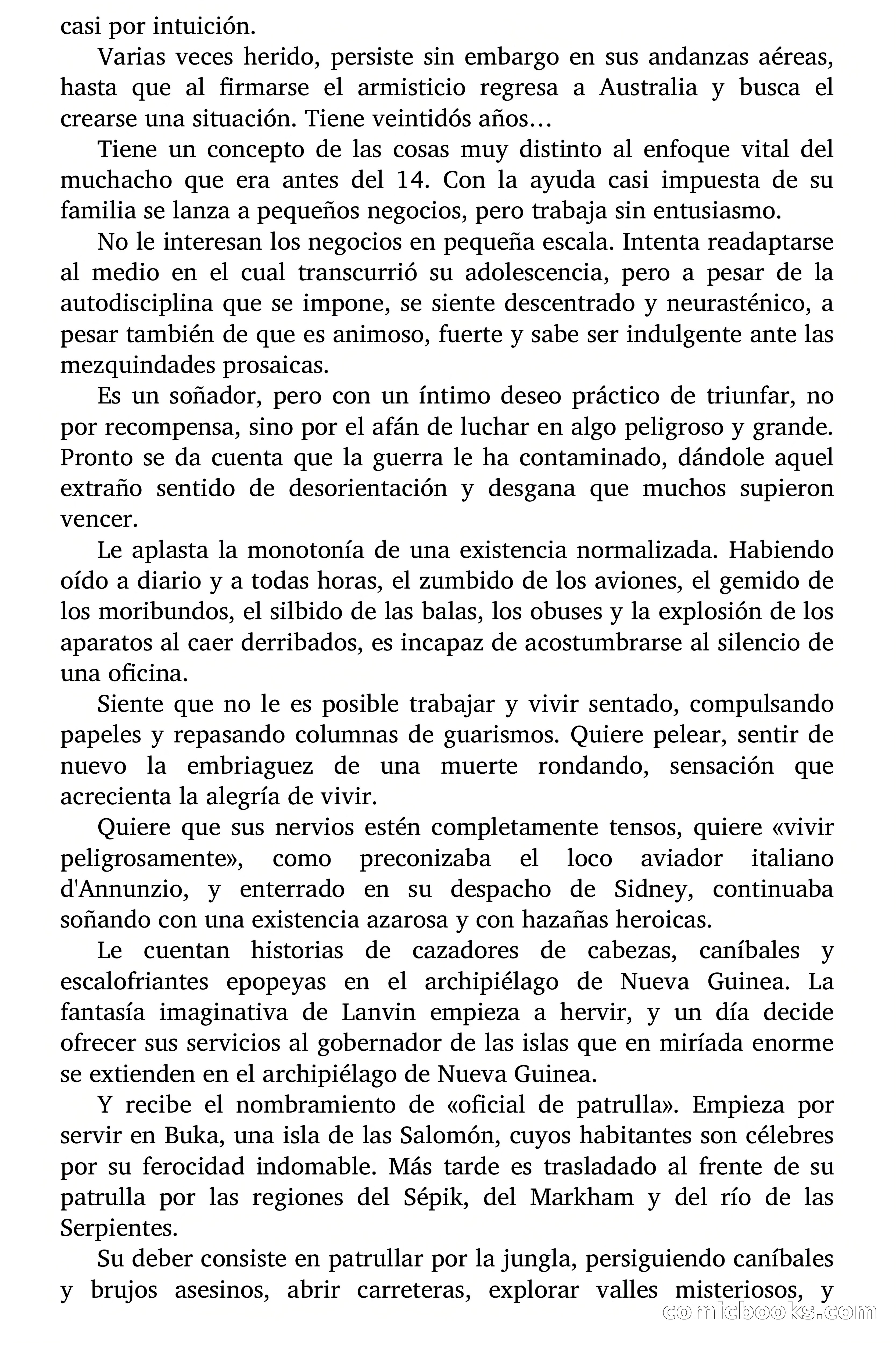 Capitán Pantera: El infierno del Pacífico — page 6 of 84