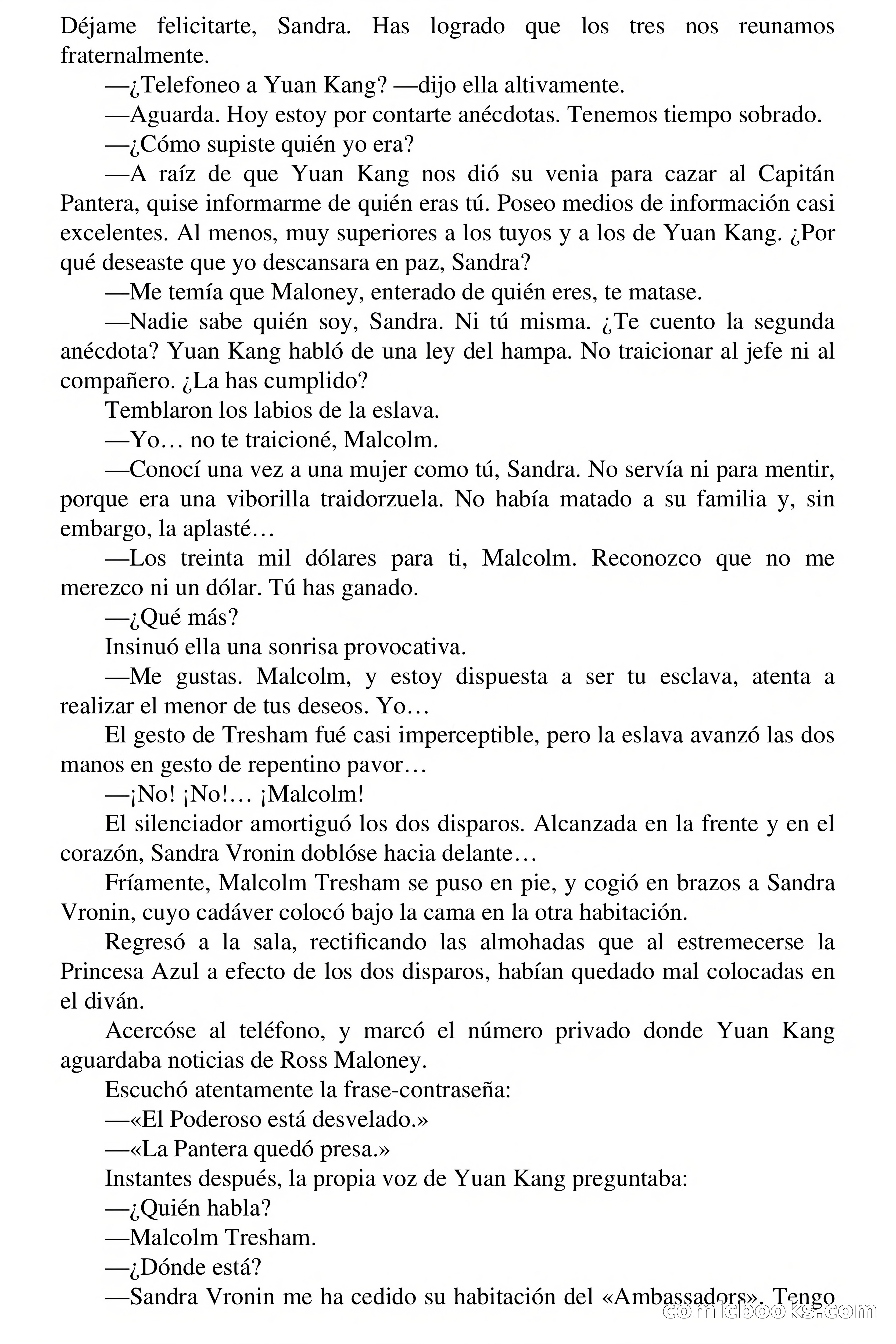 Capitán Pantera #3: La Ley del Hampa — page 61 of 71
