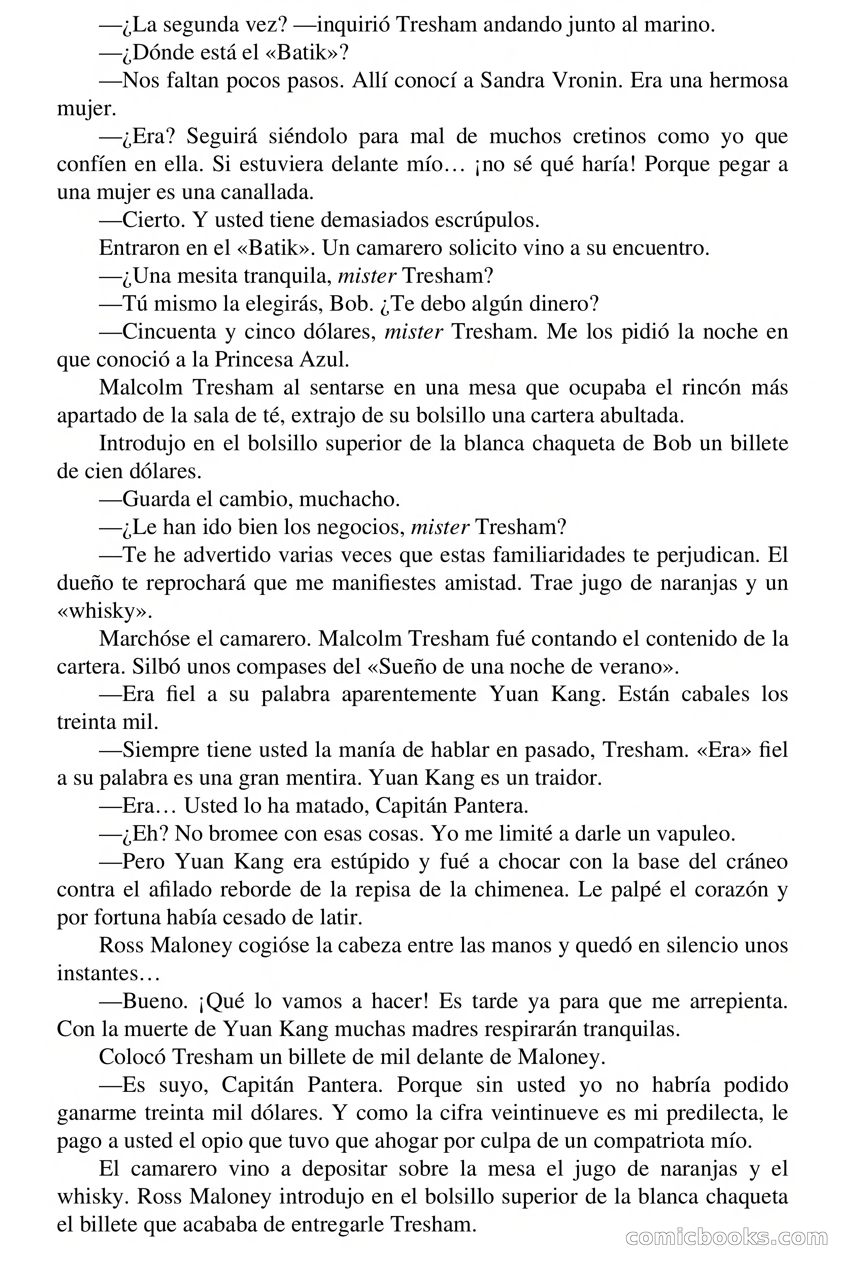 Capitán Pantera #3: La Ley del Hampa — page 66 of 71