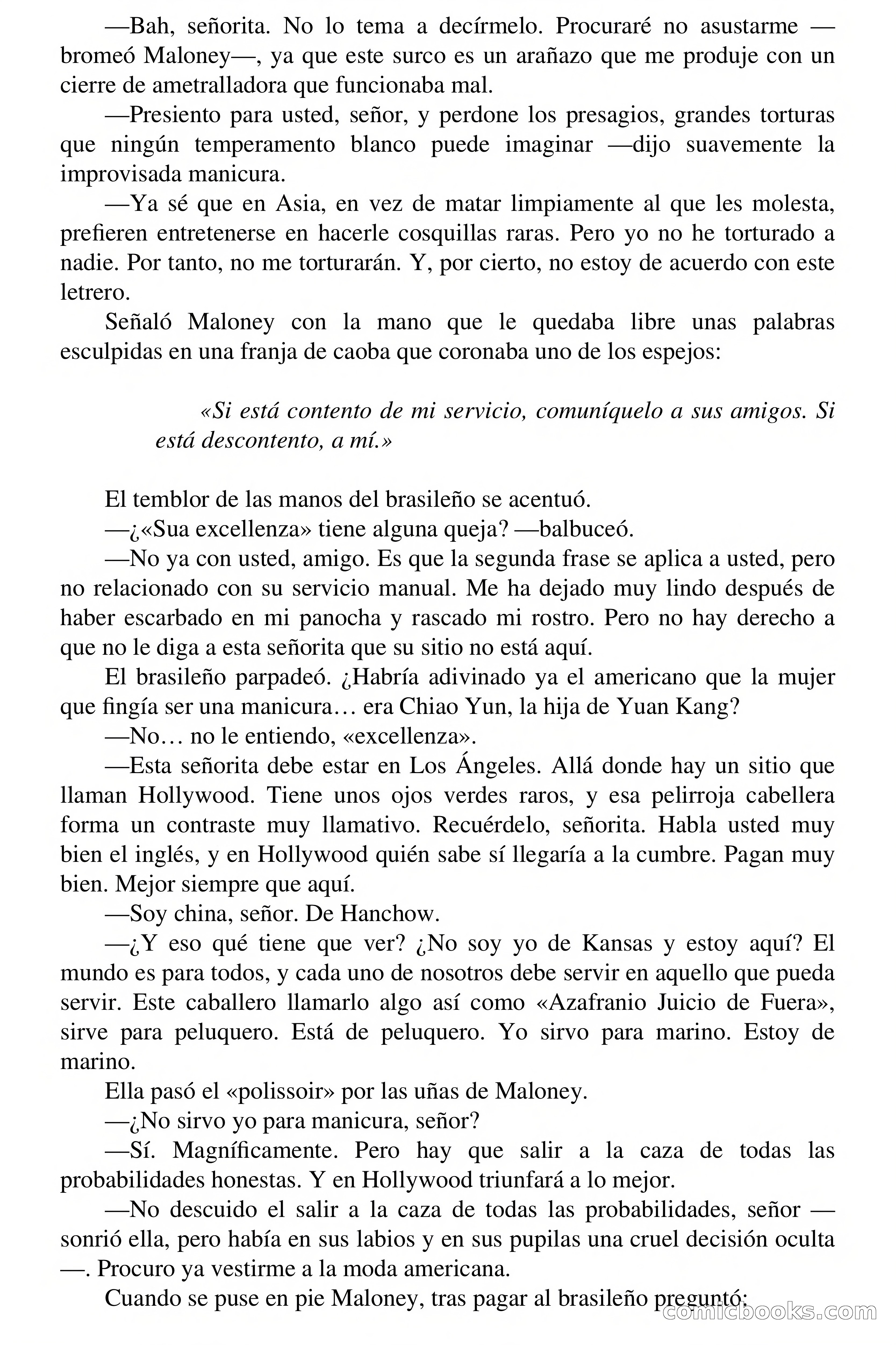 Capitán Pantera: La hija de Yuan Kang — page 10 of 68