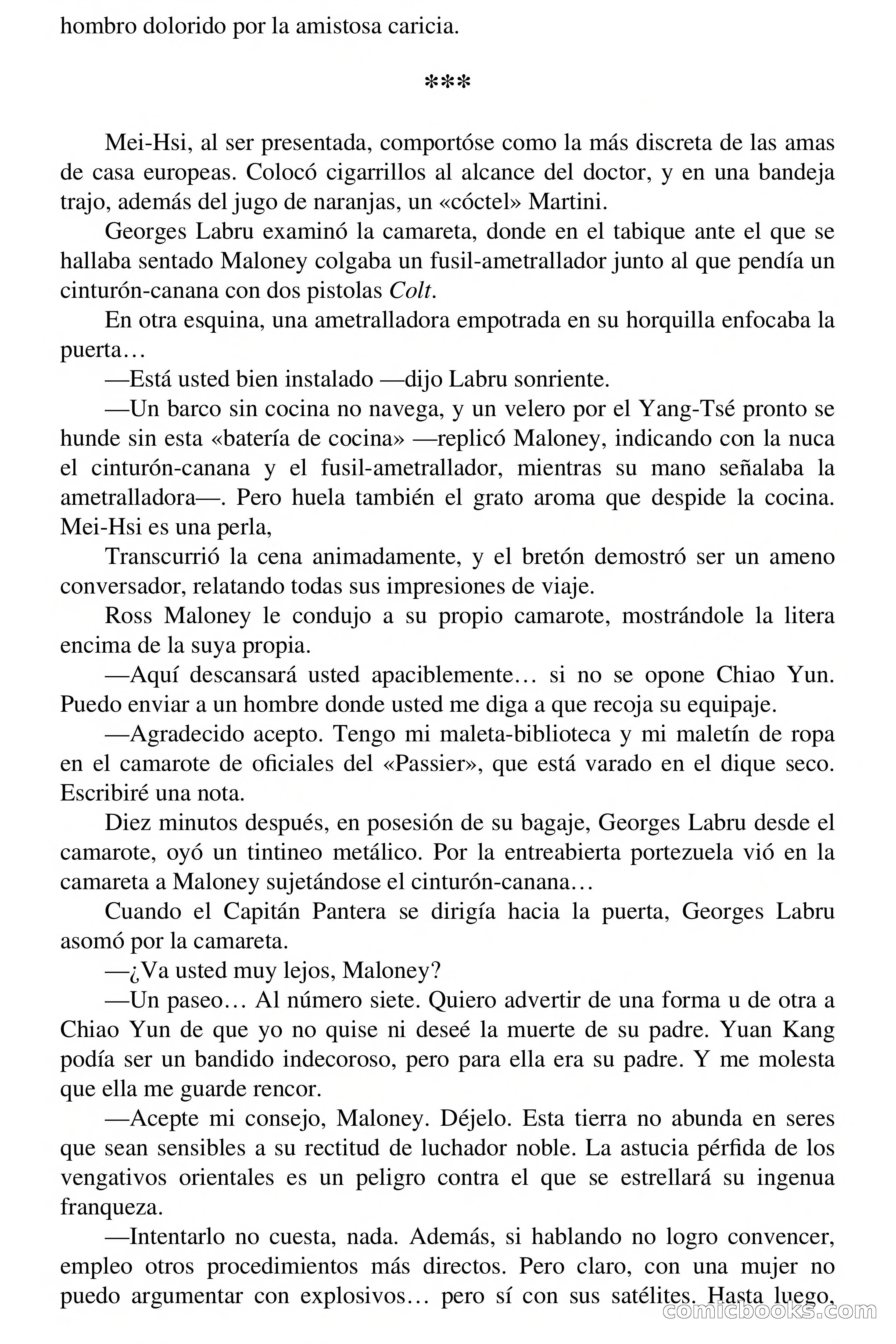 Capitán Pantera: La hija de Yuan Kang — page 21 of 68