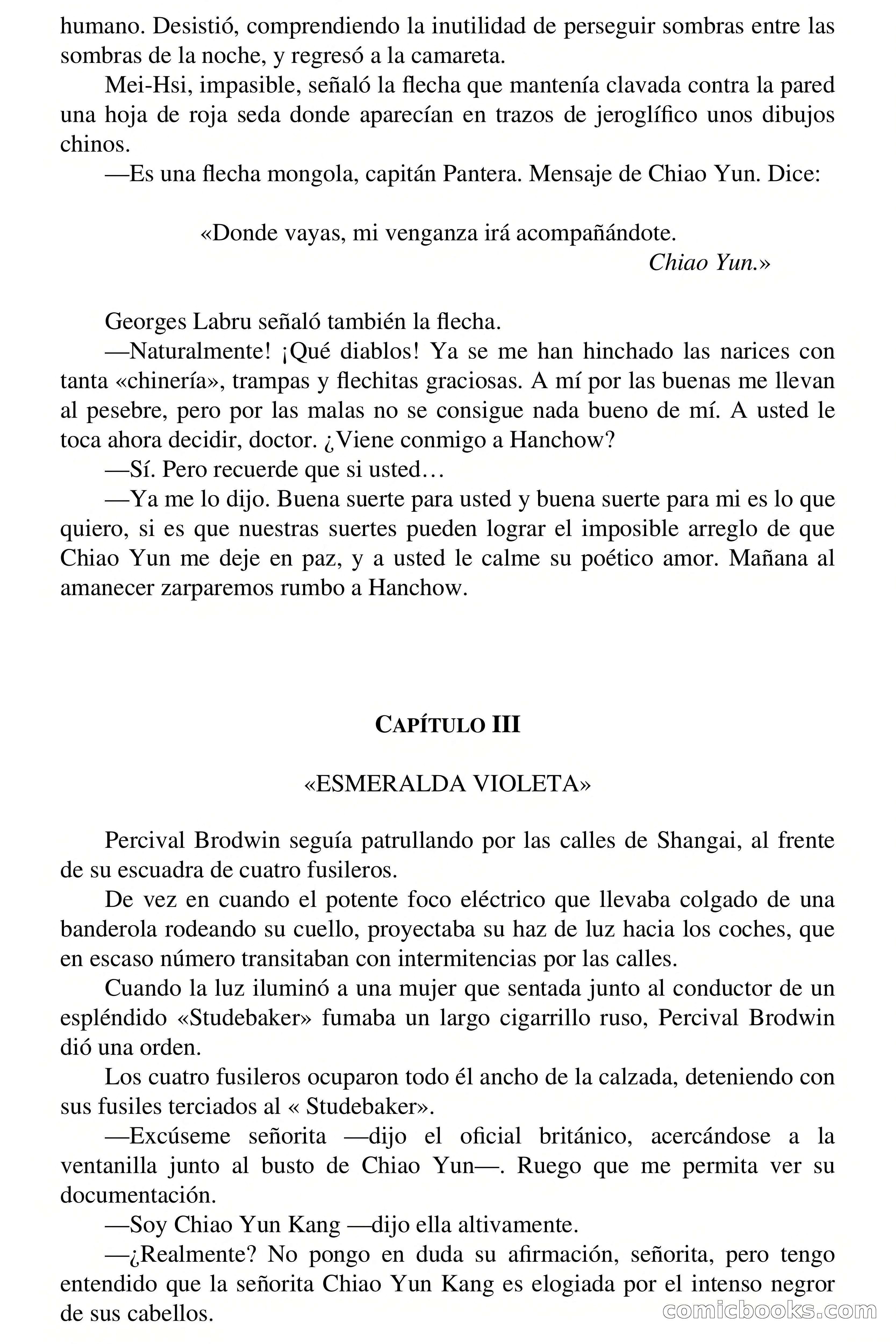 Capitán Pantera: La hija de Yuan Kang — page 29 of 68
