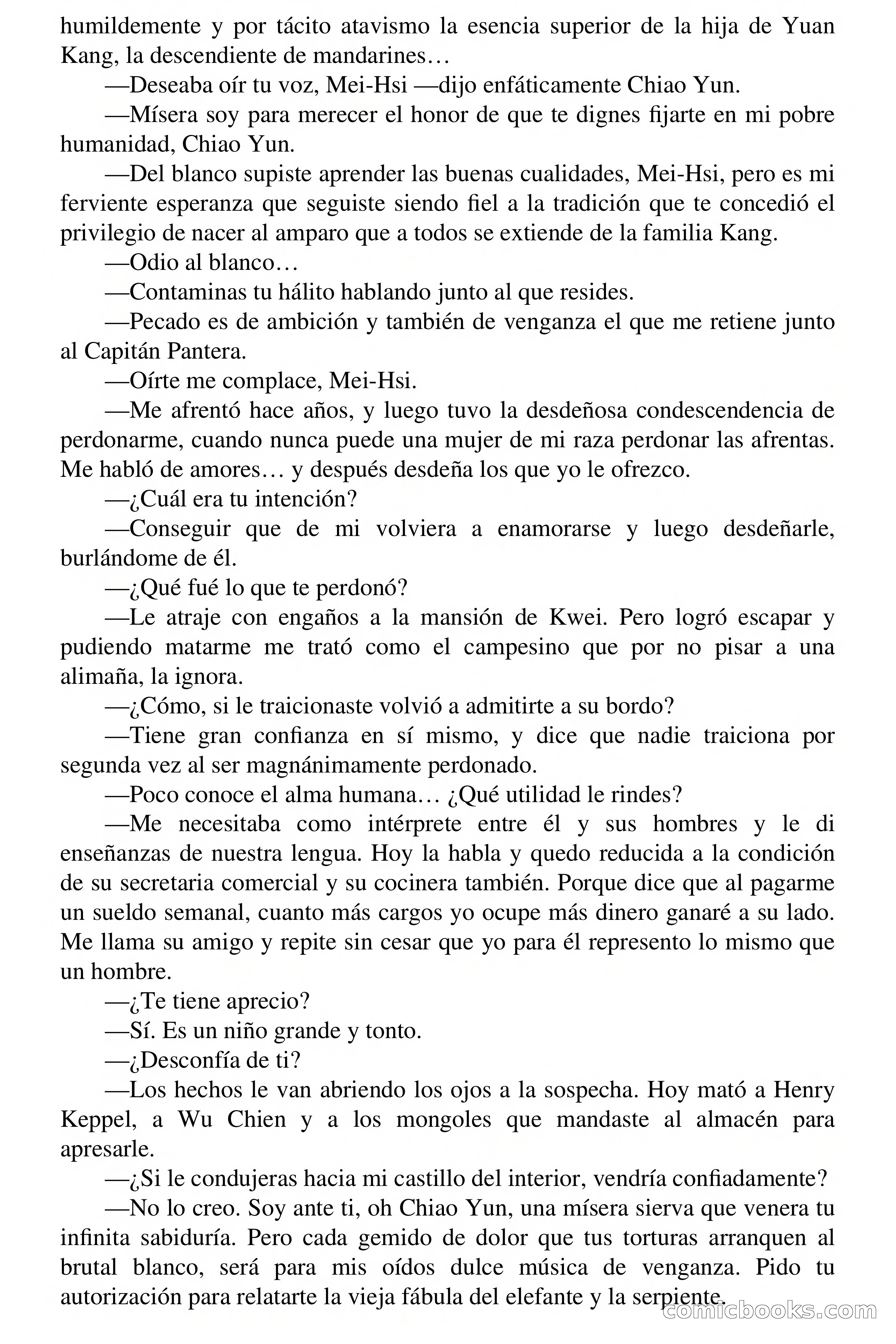 Capitán Pantera: La hija de Yuan Kang — page 49 of 68