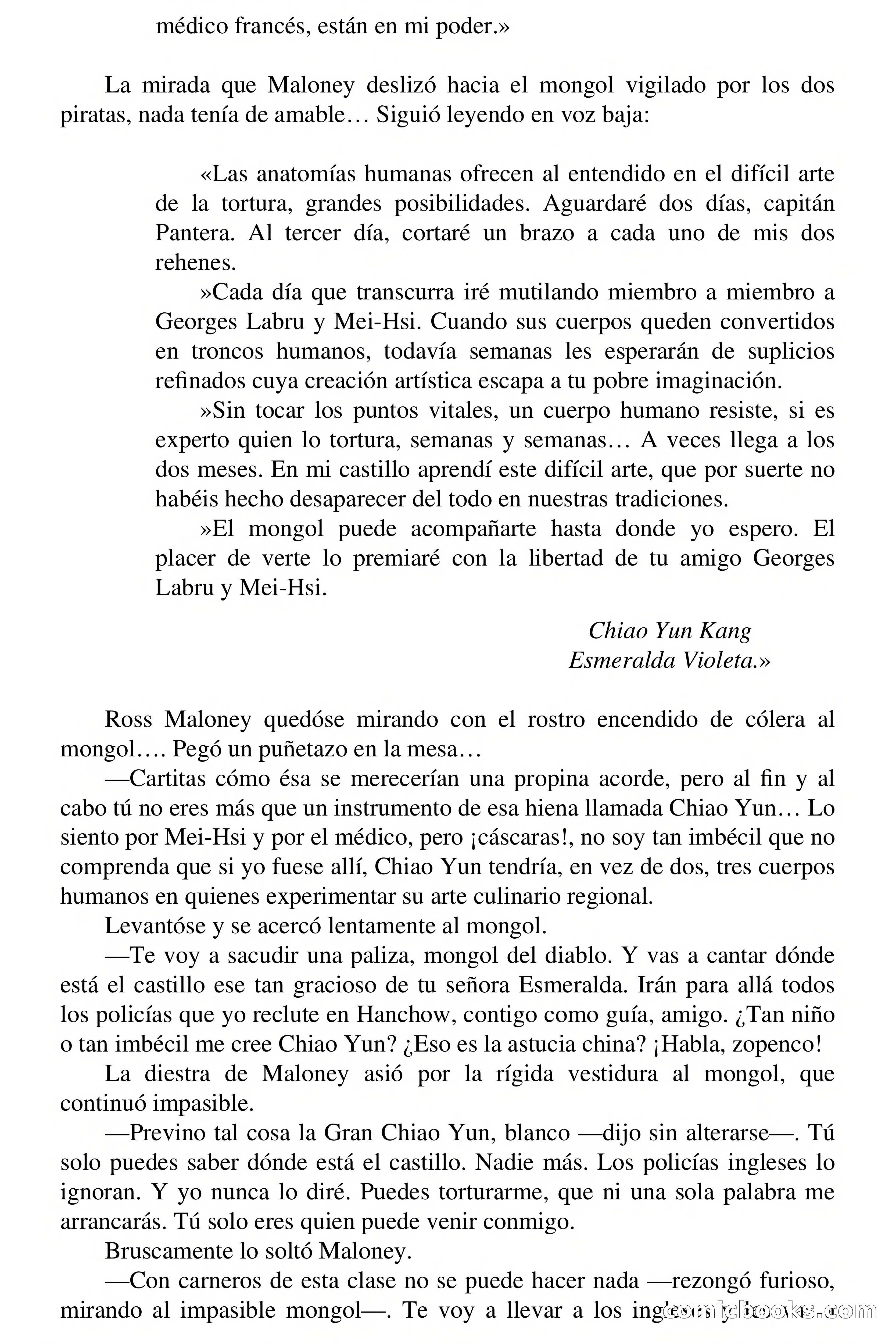 Capitán Pantera: La hija de Yuan Kang — page 53 of 68