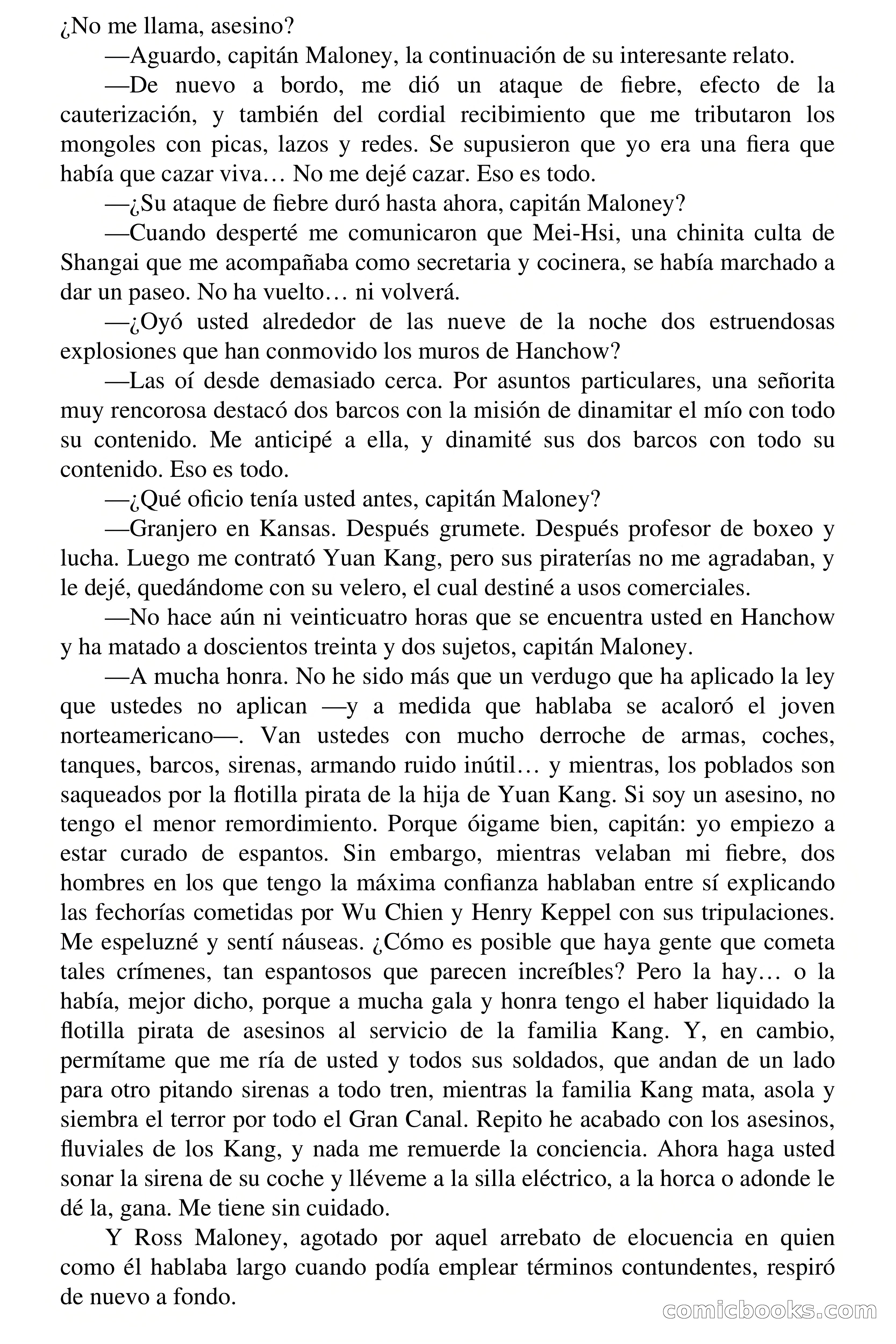 Capitán Pantera: La hija de Yuan Kang — page 57 of 68