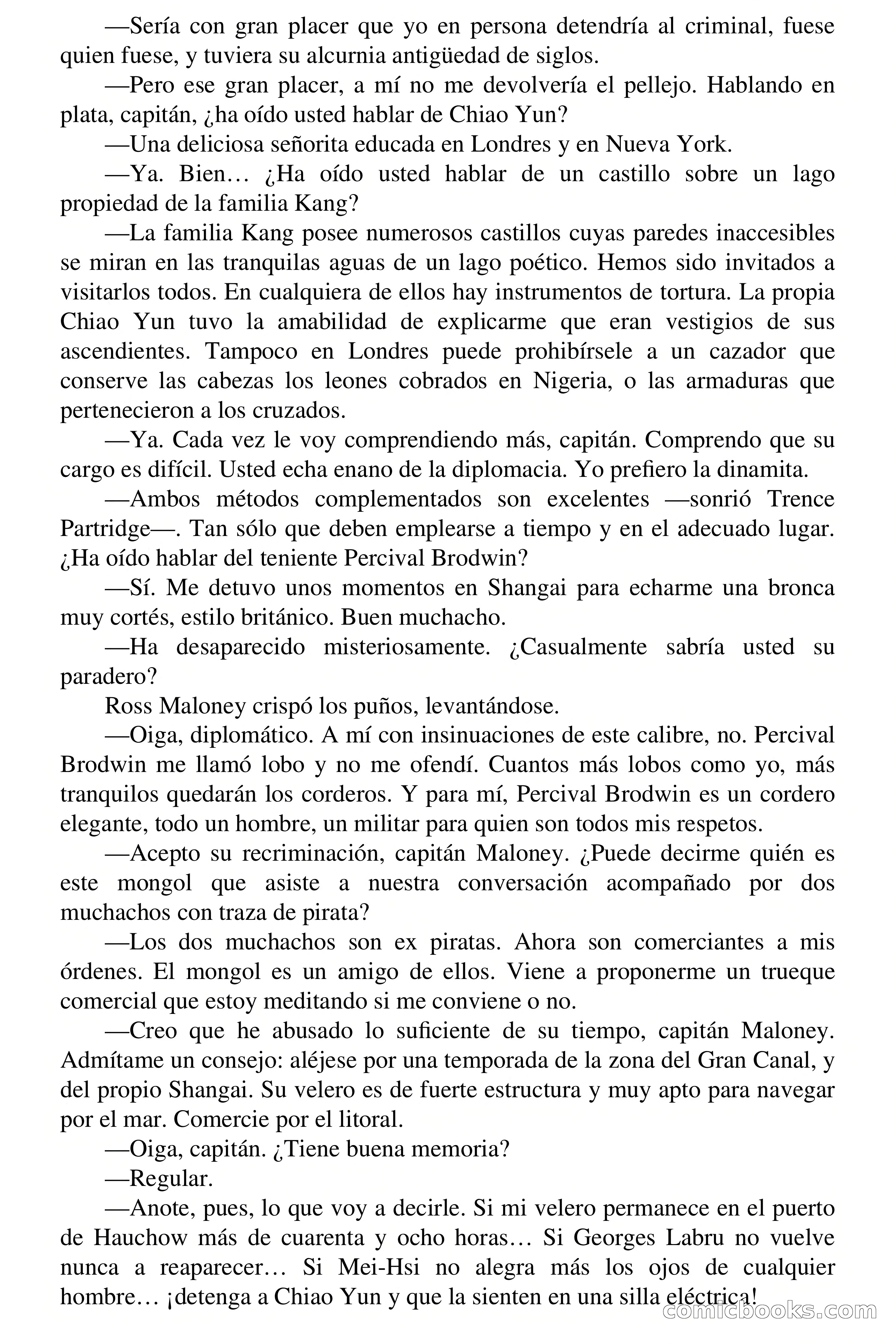 Capitán Pantera: La hija de Yuan Kang — page 59 of 68