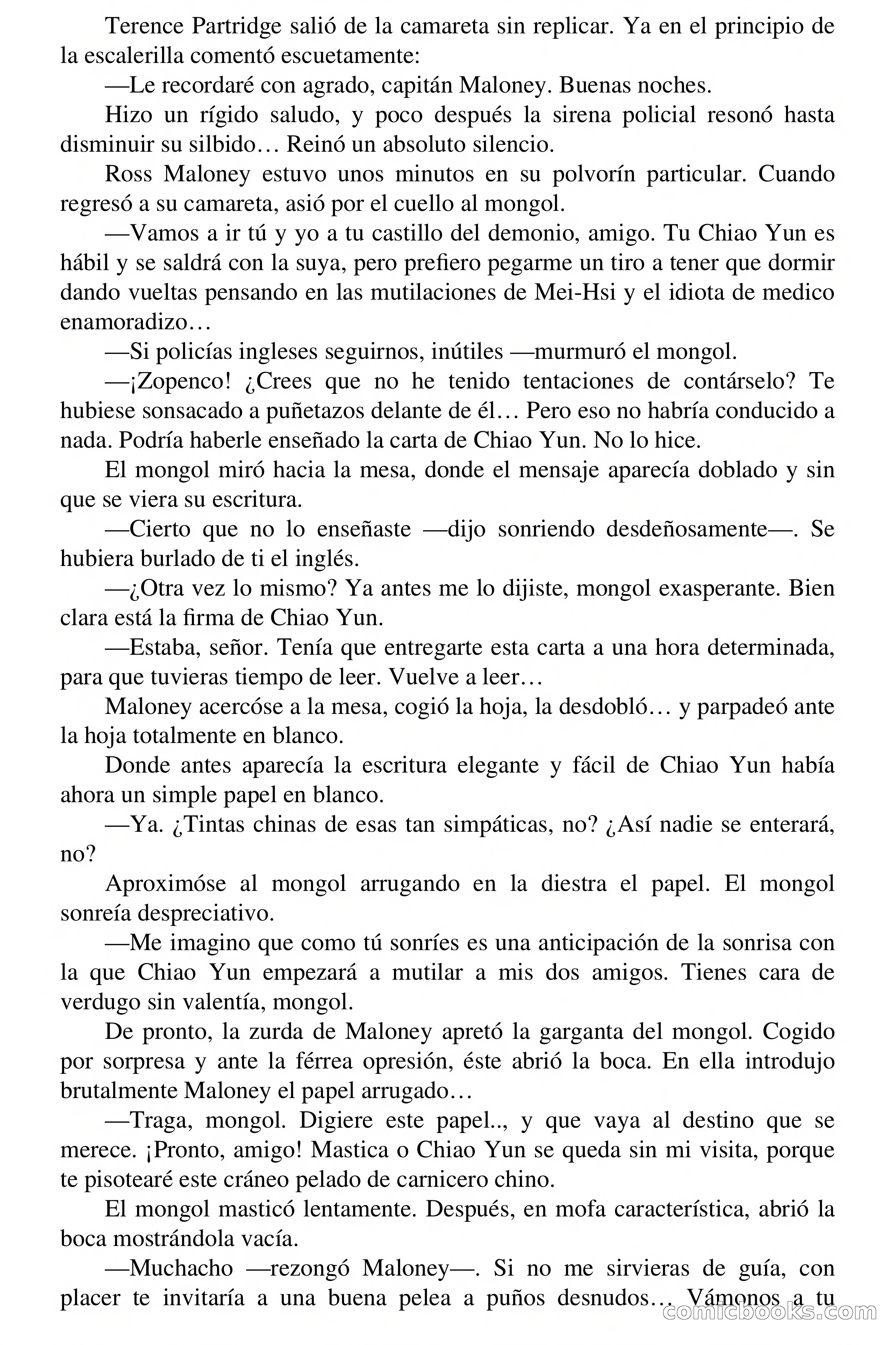 Capitán Pantera: La hija de Yuan Kang — page 60 of 68