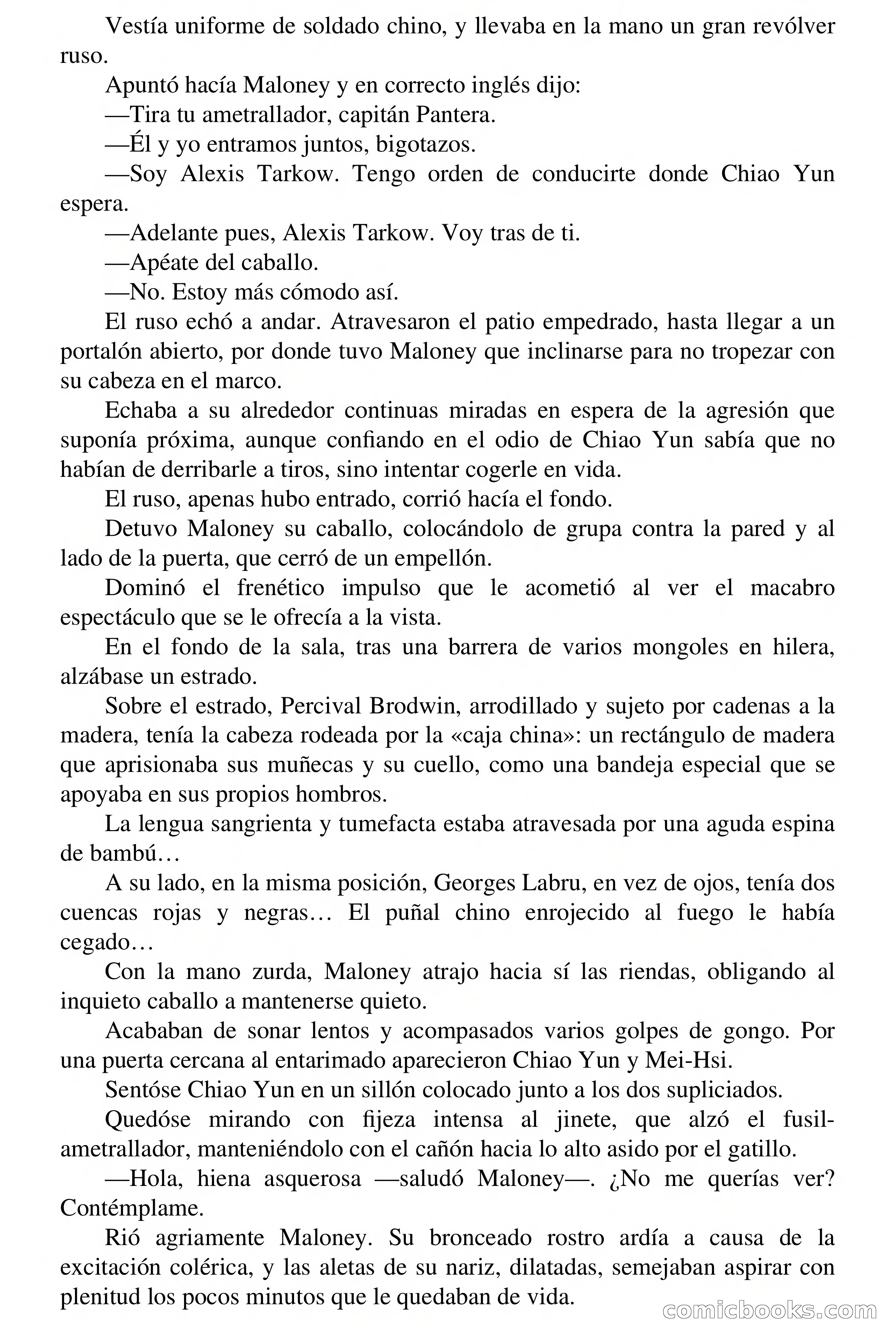 Capitán Pantera: La hija de Yuan Kang — page 62 of 68