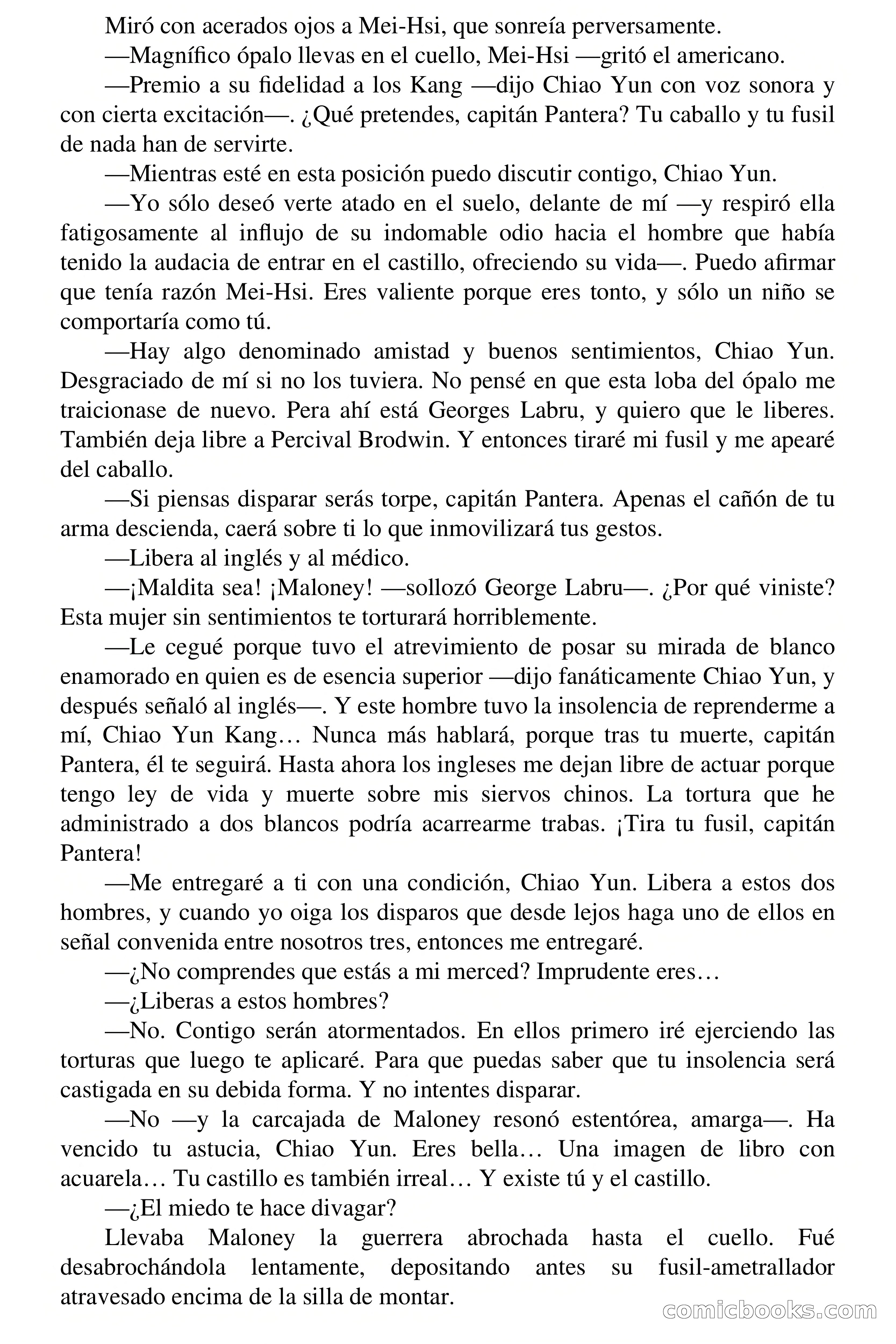 Capitán Pantera: La hija de Yuan Kang — page 63 of 68
