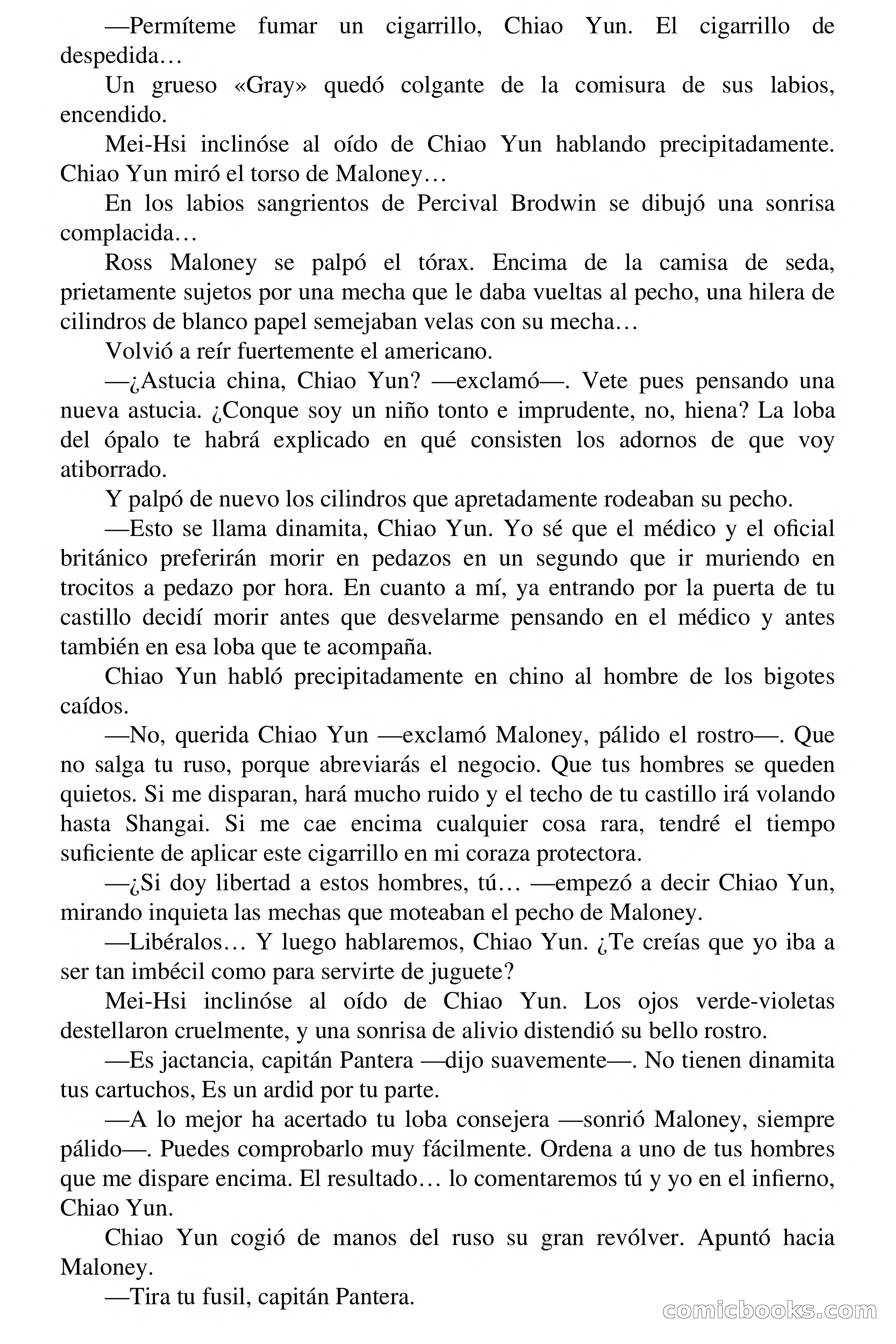 Capitán Pantera: La hija de Yuan Kang — page 64 of 68