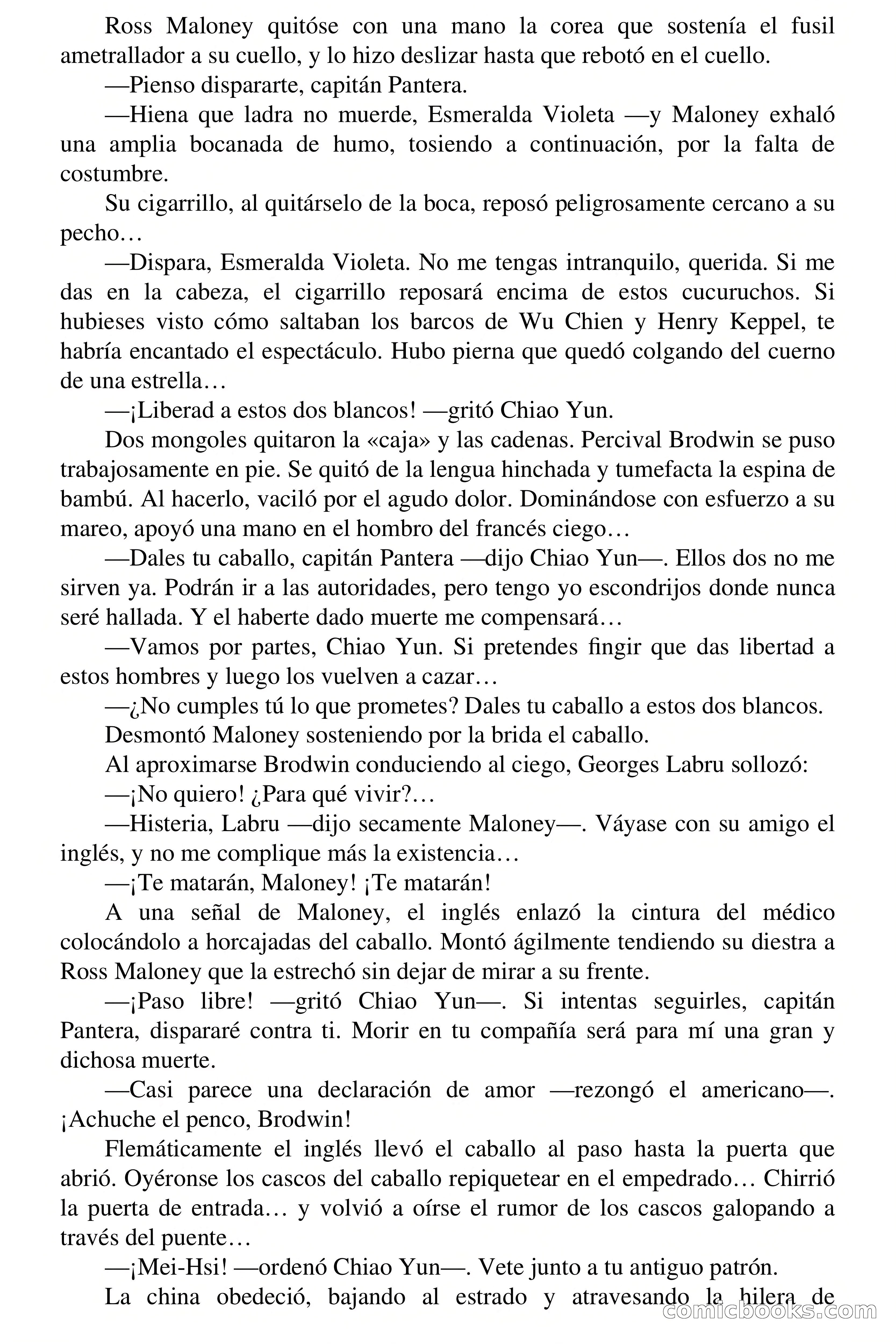 Capitán Pantera: La hija de Yuan Kang — page 65 of 68